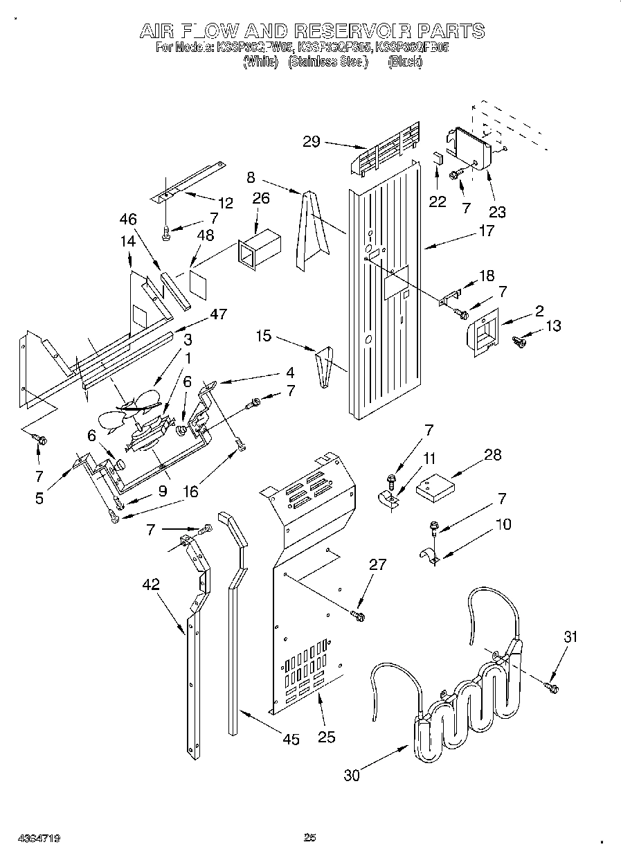 16 - AIR FLOW AND RESERVOIR