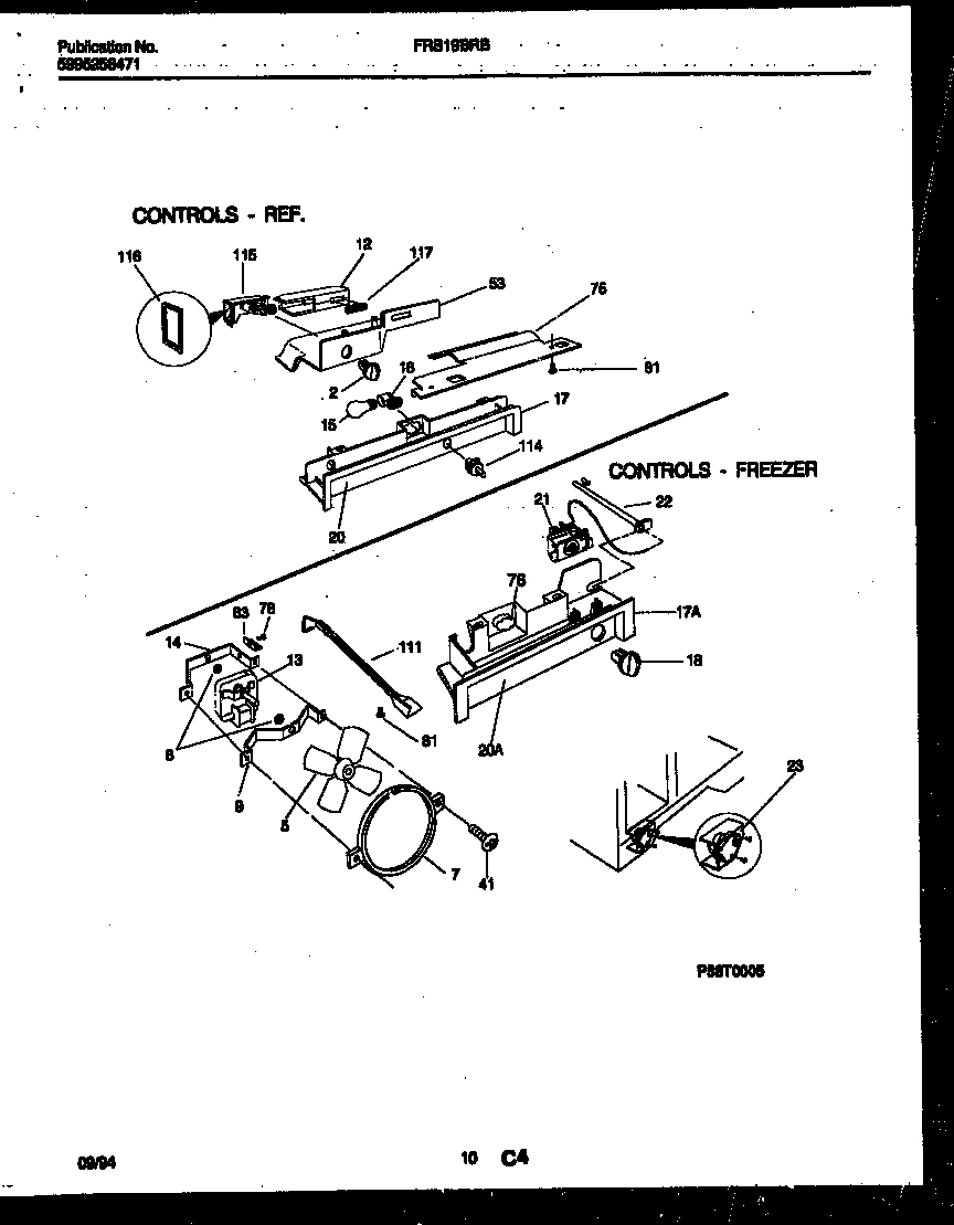 06 - REFRIGERATOR CONTROL ASSEMBLY, DAMP