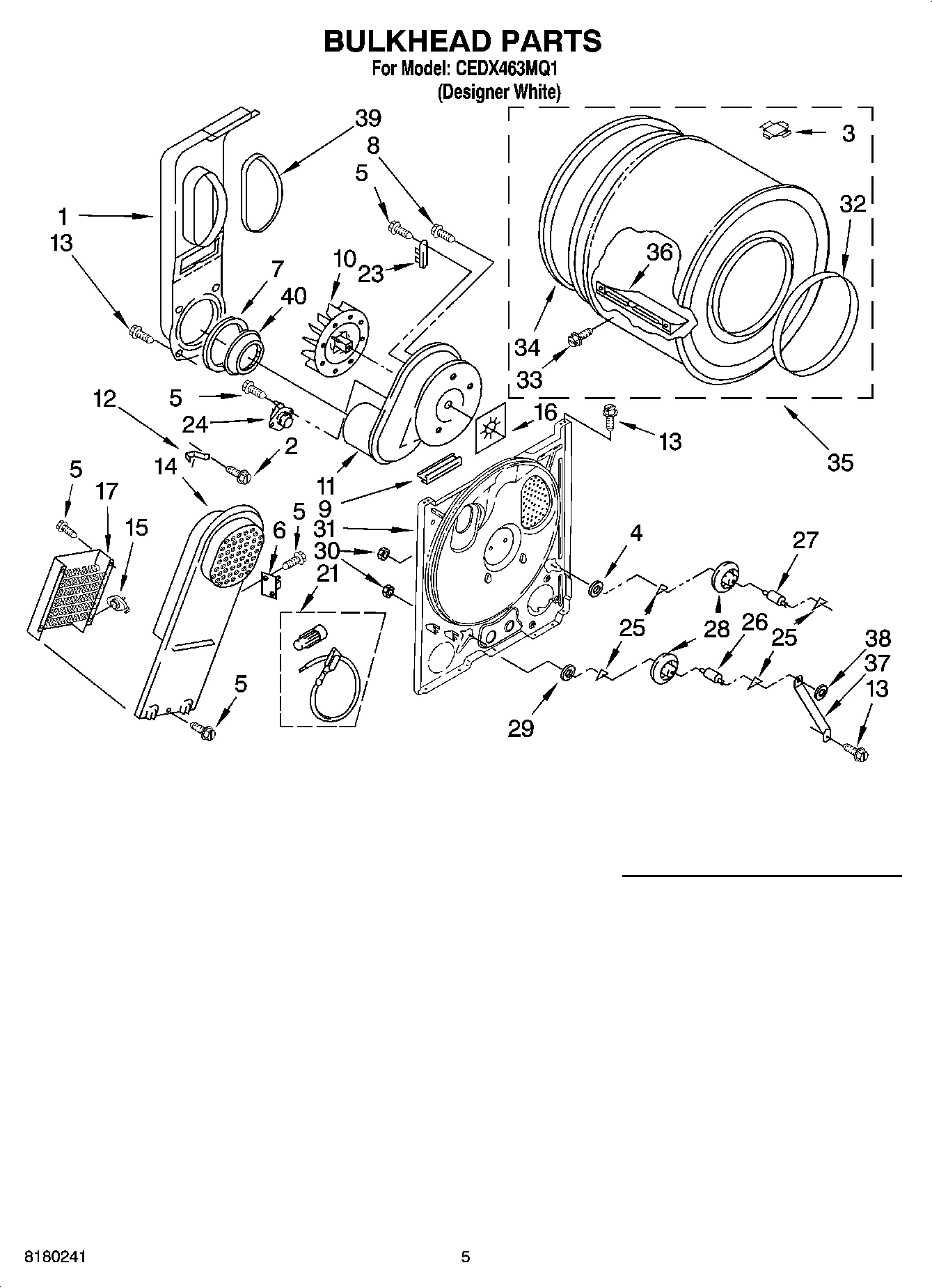 03 - OPTIONAL PARTS (NOT INCLUDED) BULKHEAD PARTS