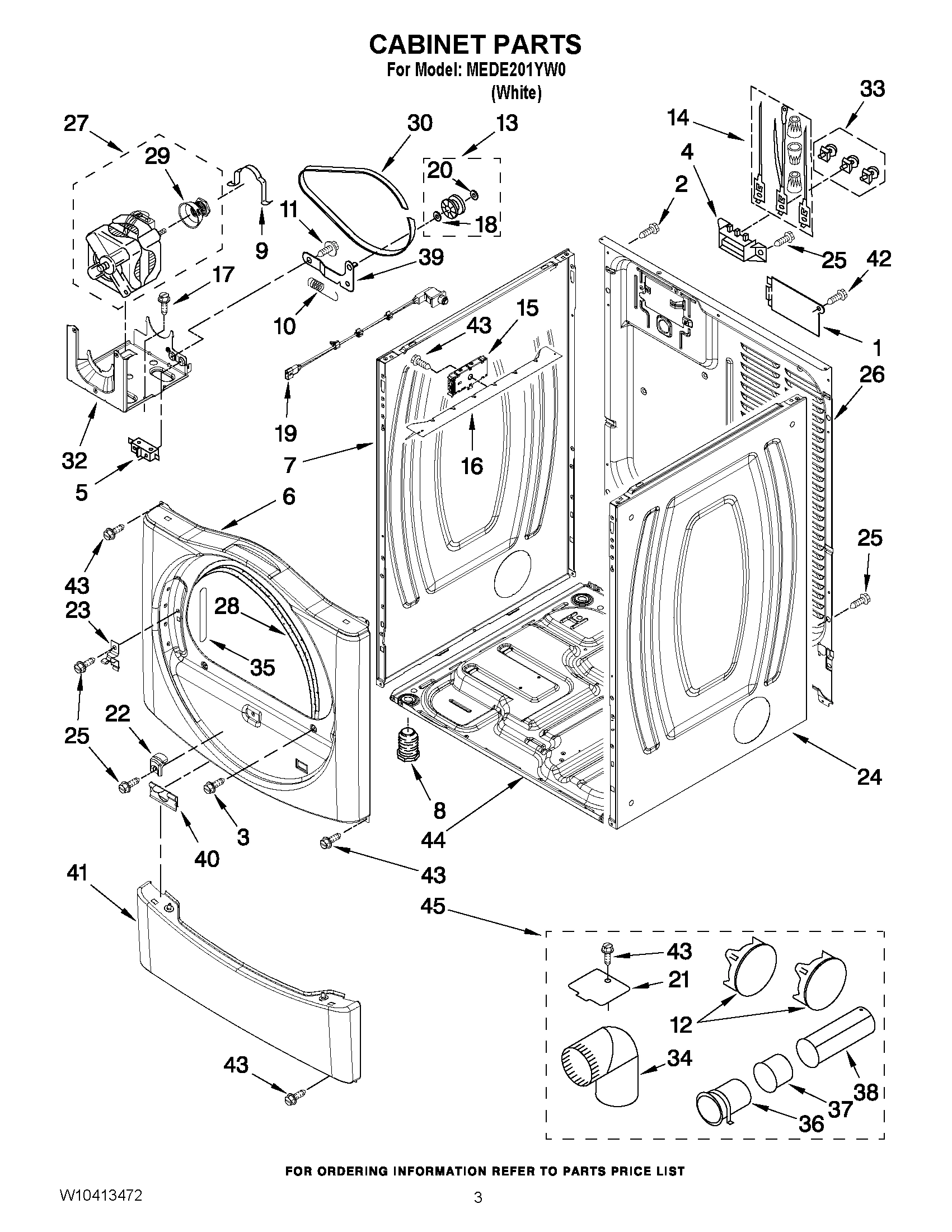 02 - CABINET PARTS