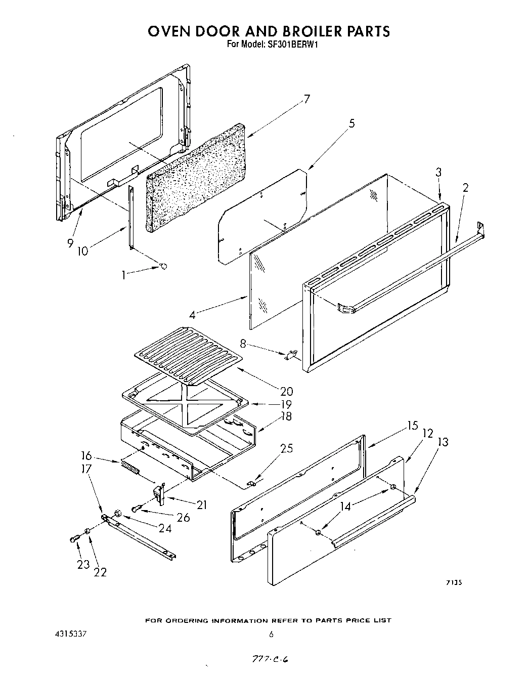 05 - OVEN DOOR AND BROILER