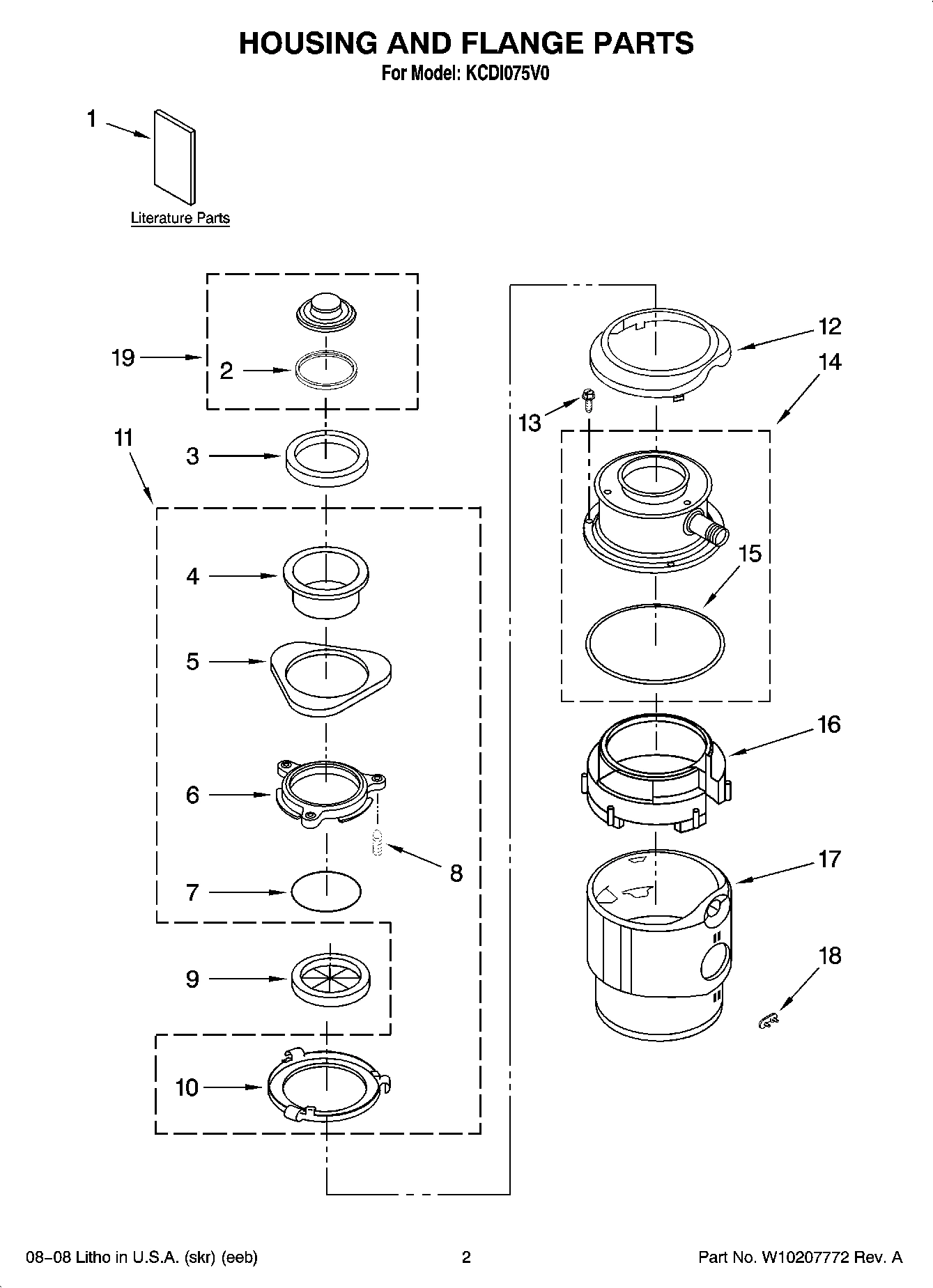 01 - HOUSING AND FLANGE PARTS