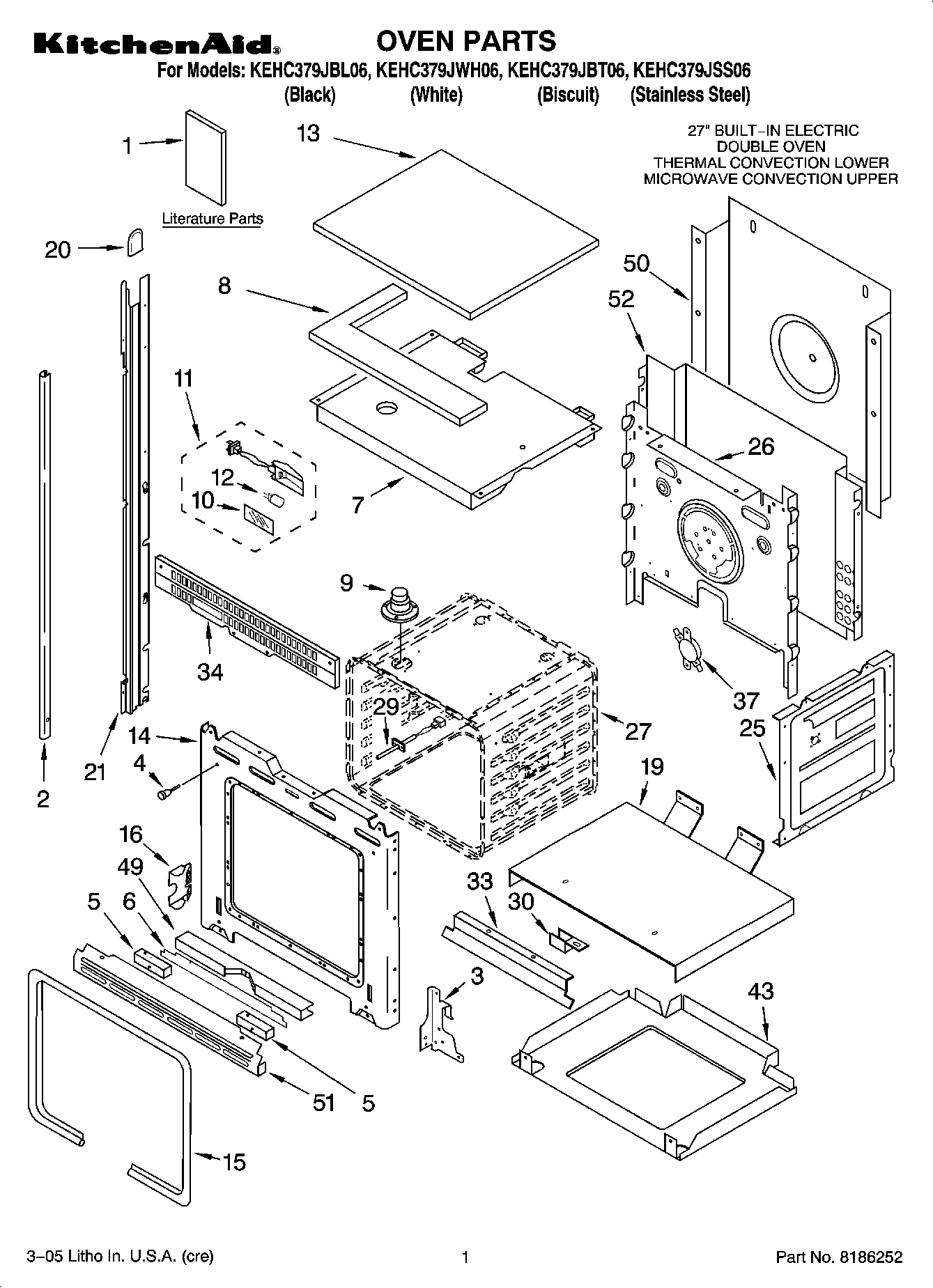 01 - OVEN PARTS