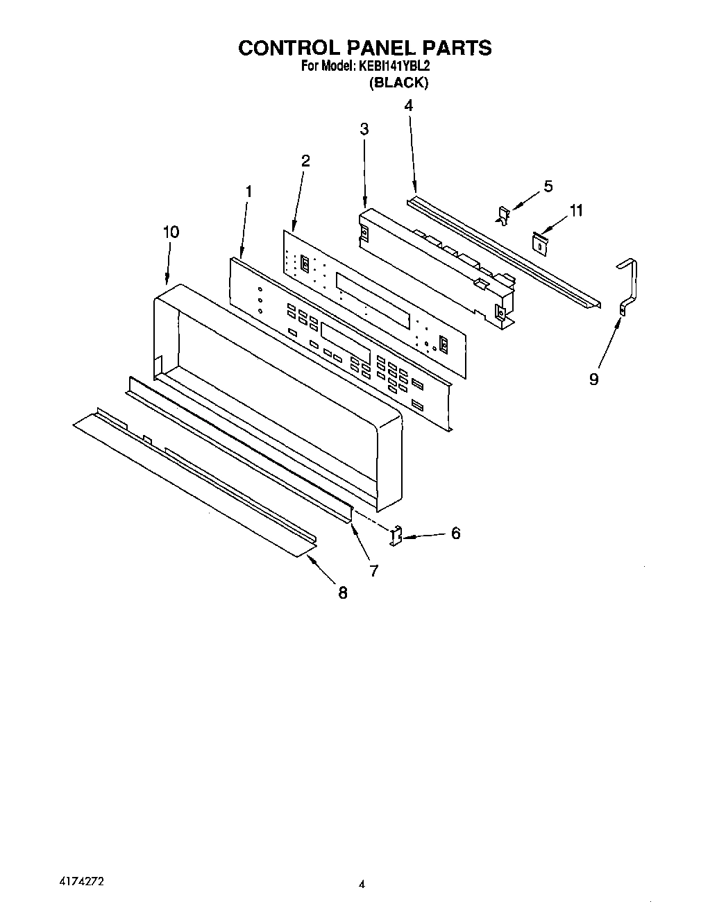 02 - CONTROL PANEL, LIT/OPTIONAL