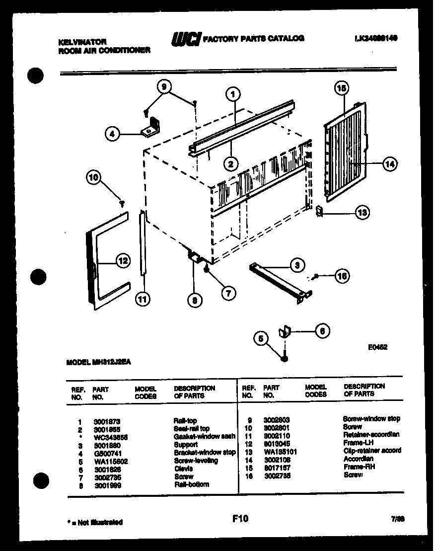 05 - CABINET AND INSTALLATION PARTS