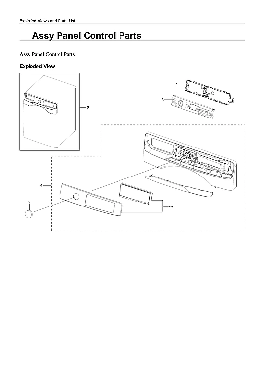 Control Panel Assembly