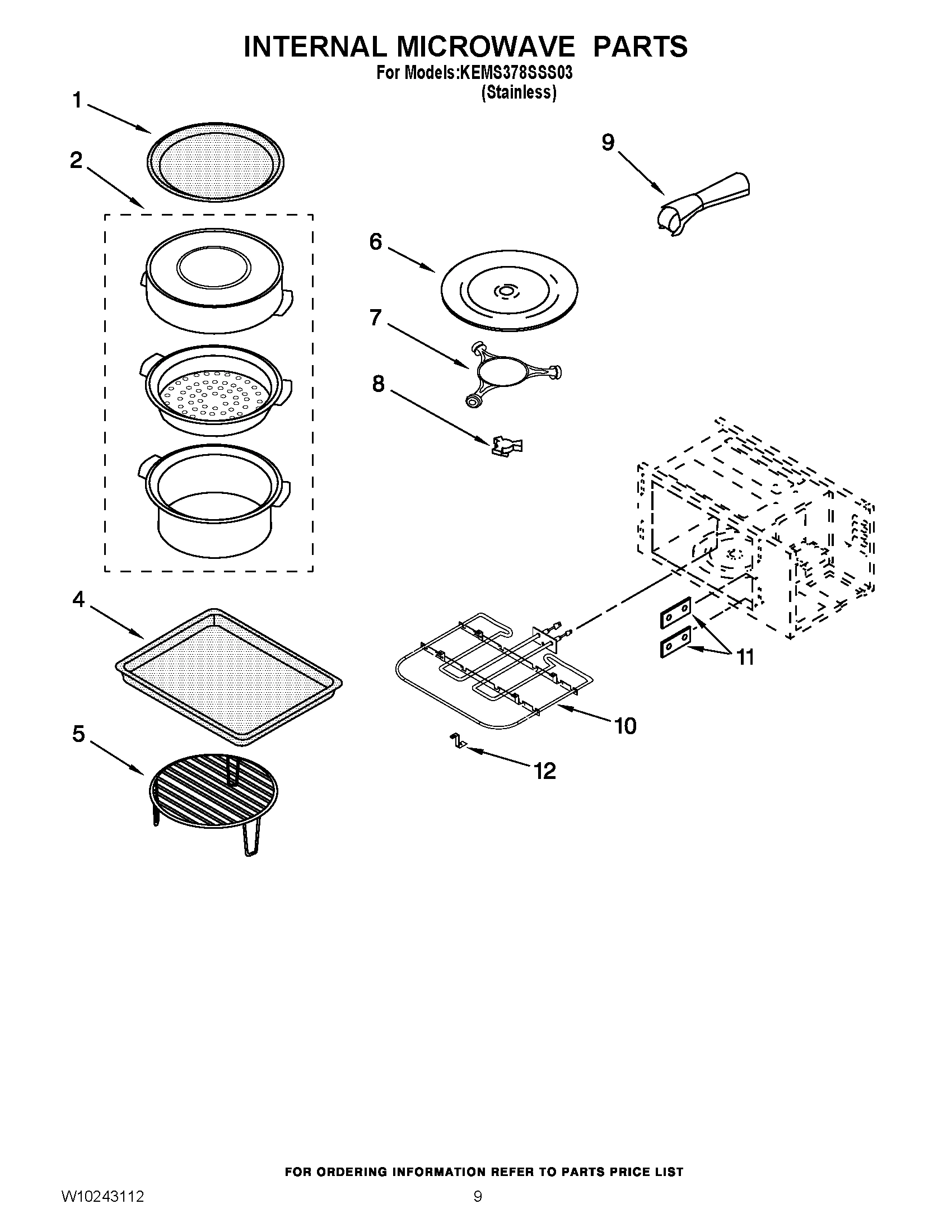 07 - INTERNAL MICROWAVE PARTS