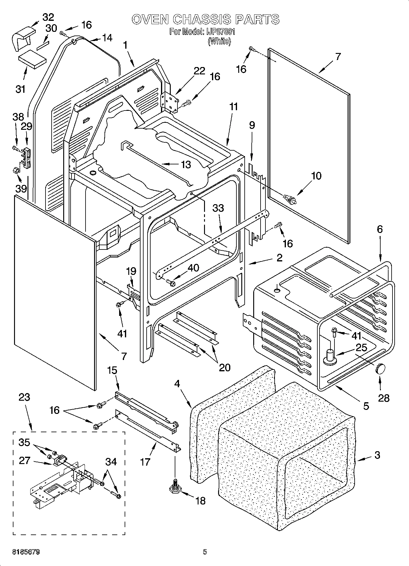 04 - OVEN CHASSIS PARTS