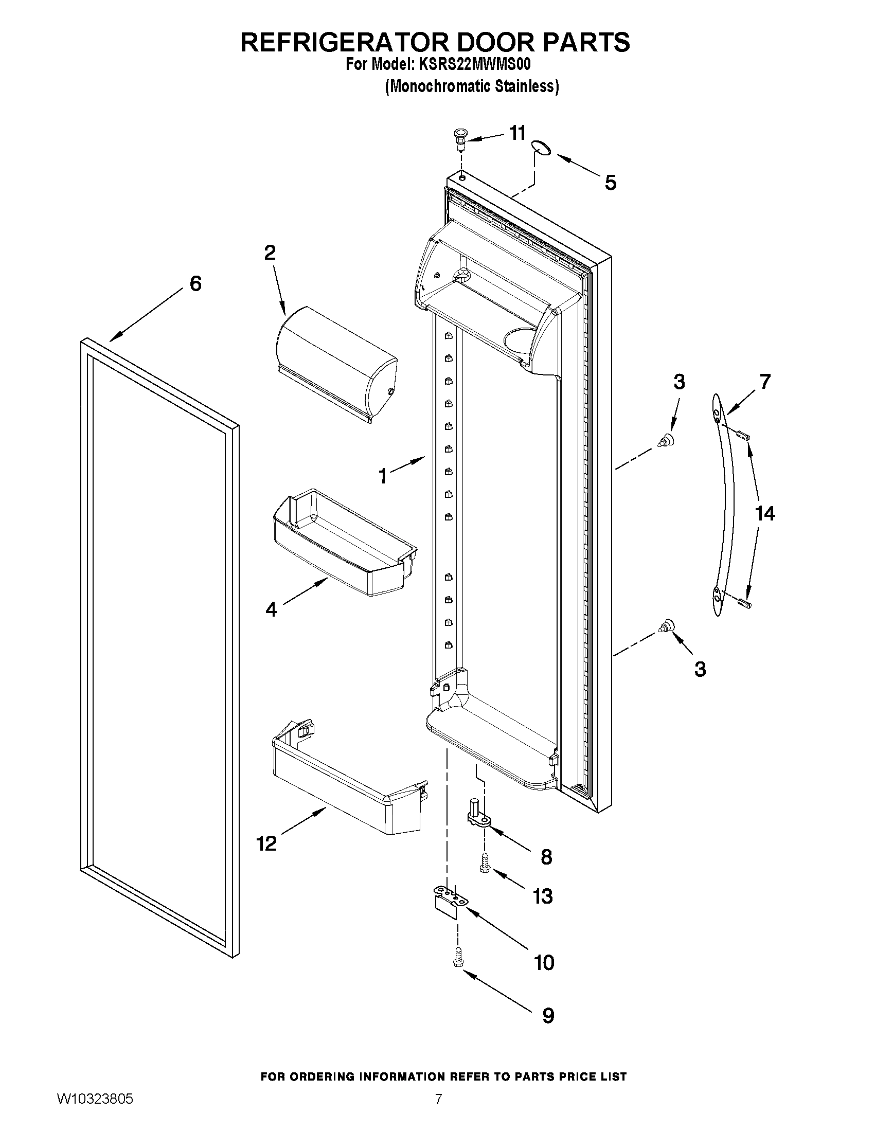 05 - REFRIGERATOR DOOR PARTS