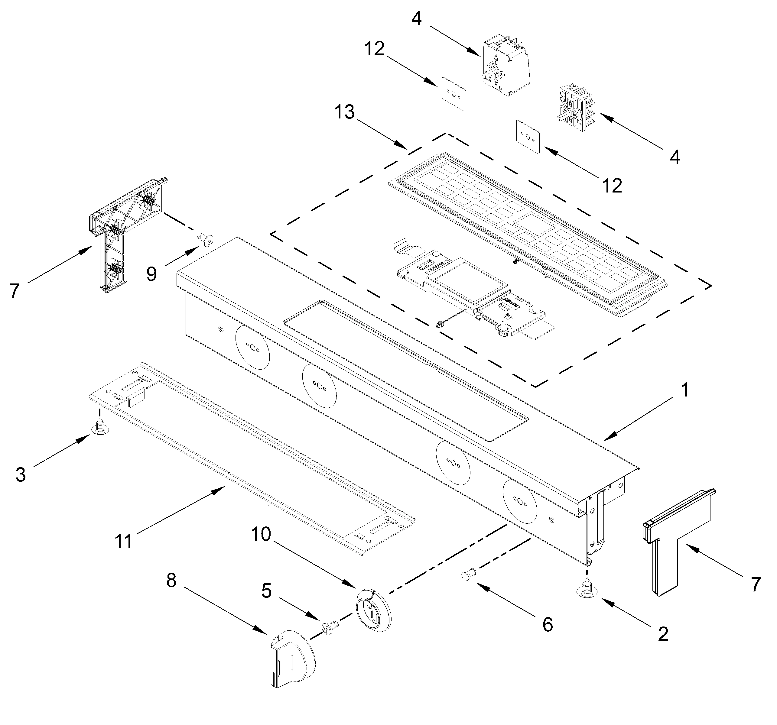 CONTROL PANEL PARTS