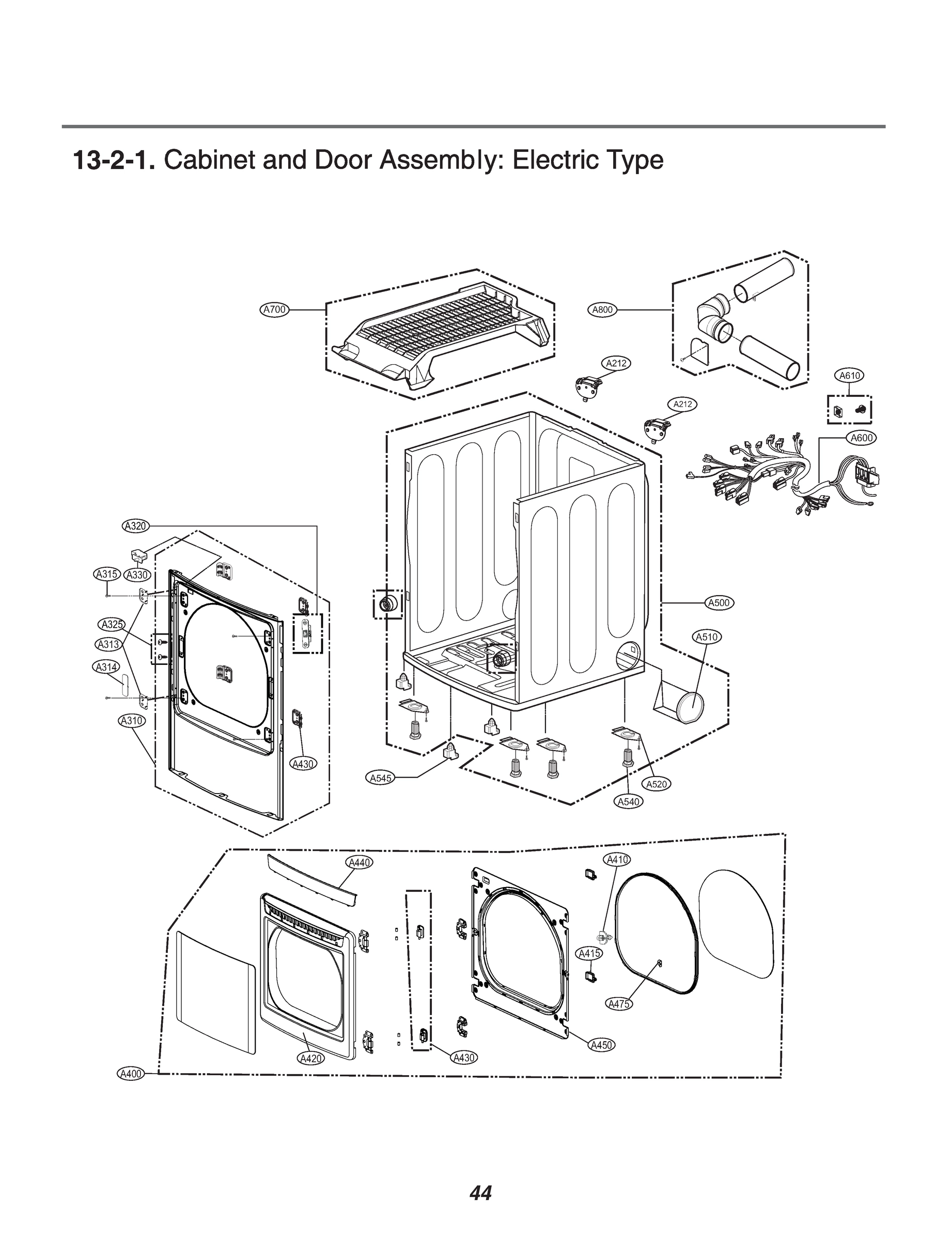 CABINET AND DOOR ASSEMBLY