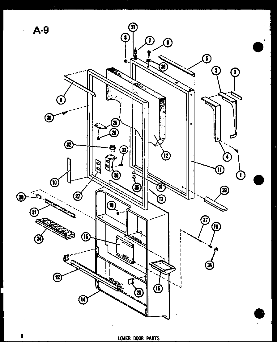01 - LOWER DOOR PARTS