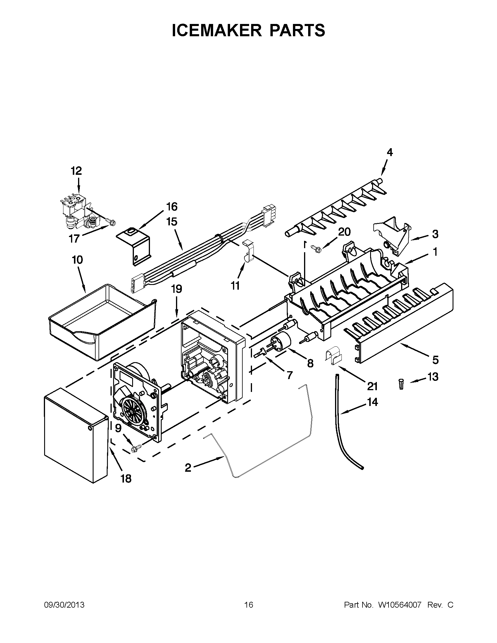 09 - ICEMAKER PARTS