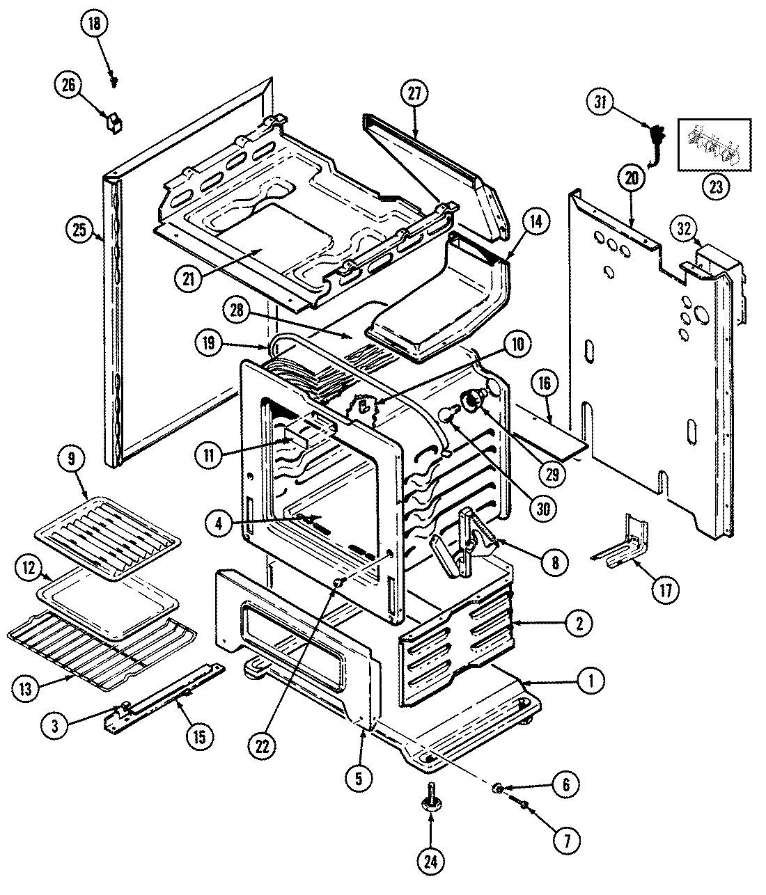 01 - BODY/OVEN