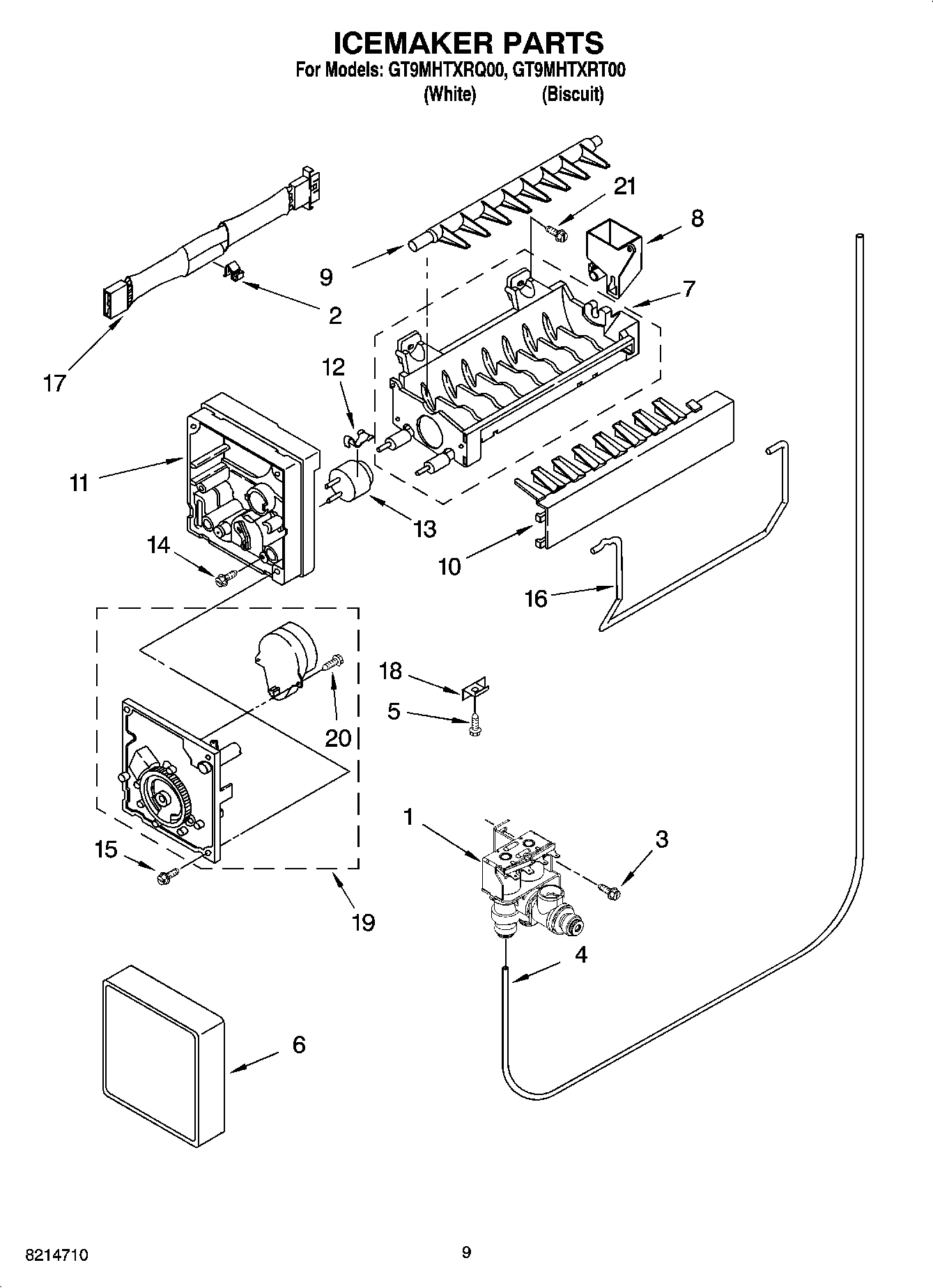 05 - ICEMAKER PARTS