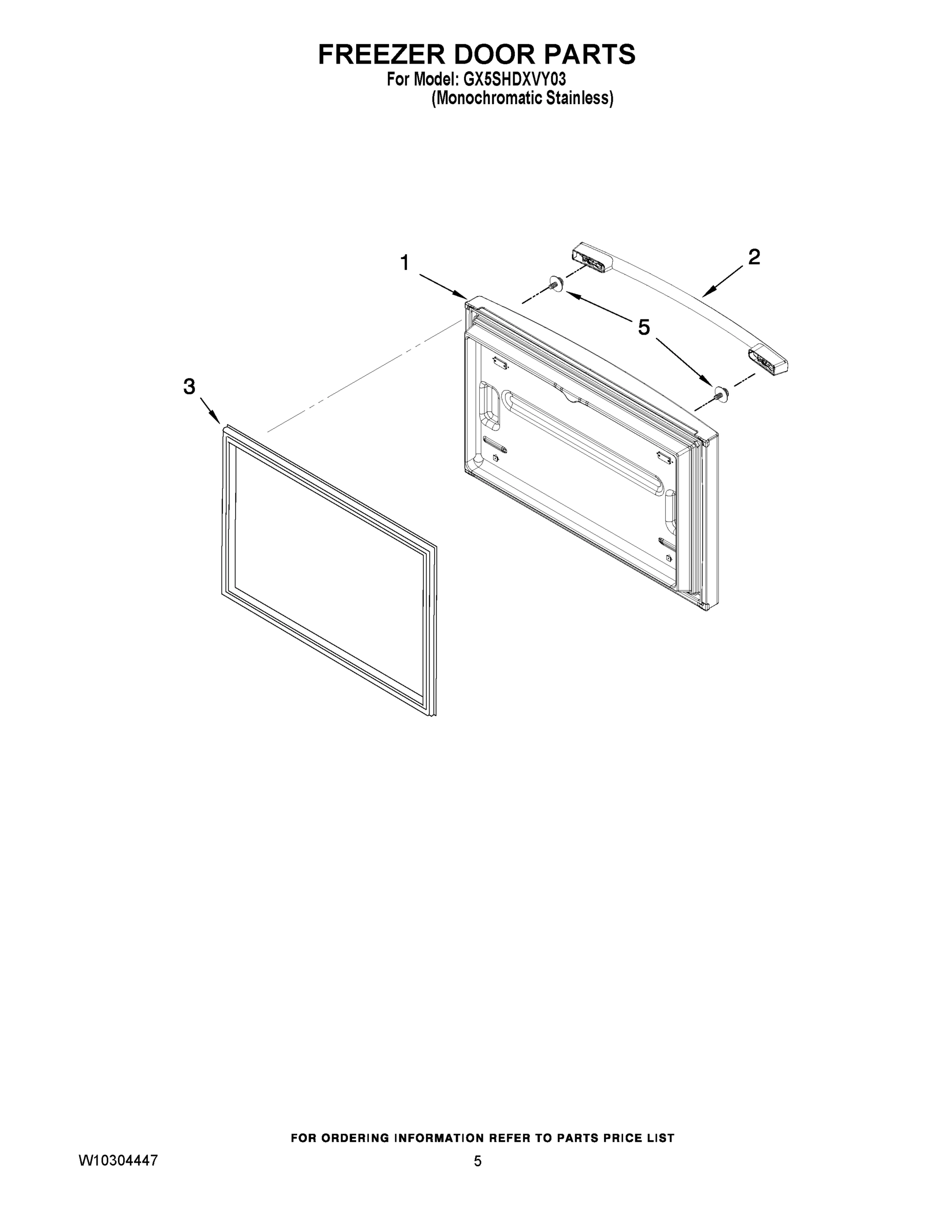 03 - FREEZER DOOR PARTS