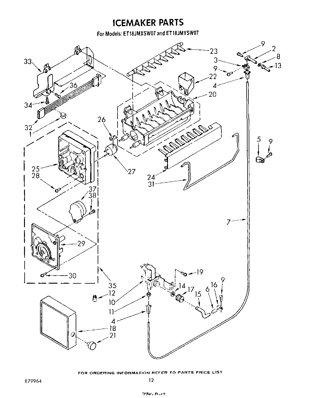 09 - ICE MAKER , NOT ILLUSTRATED