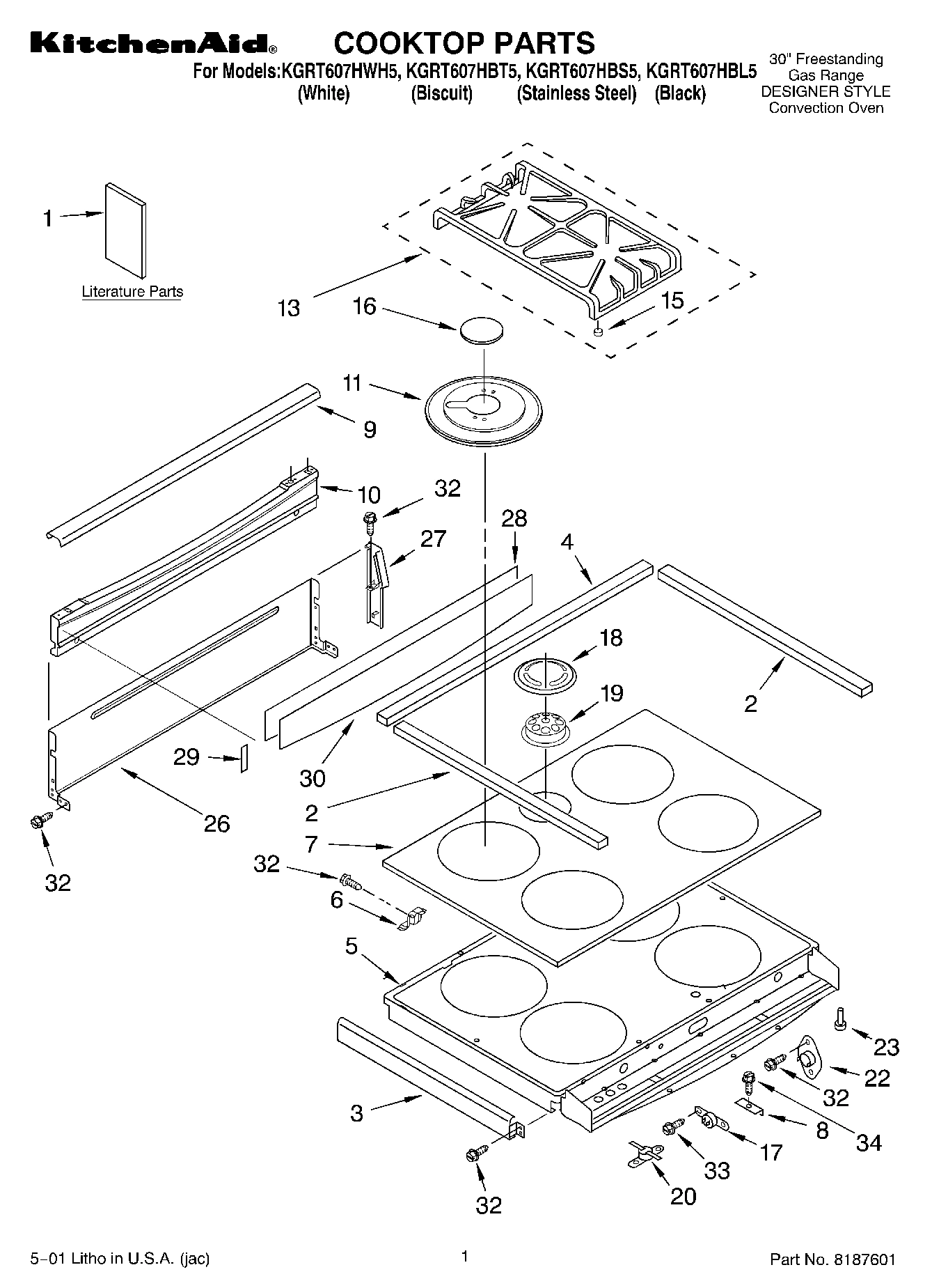 01 - COOKTOP, LITERATURE