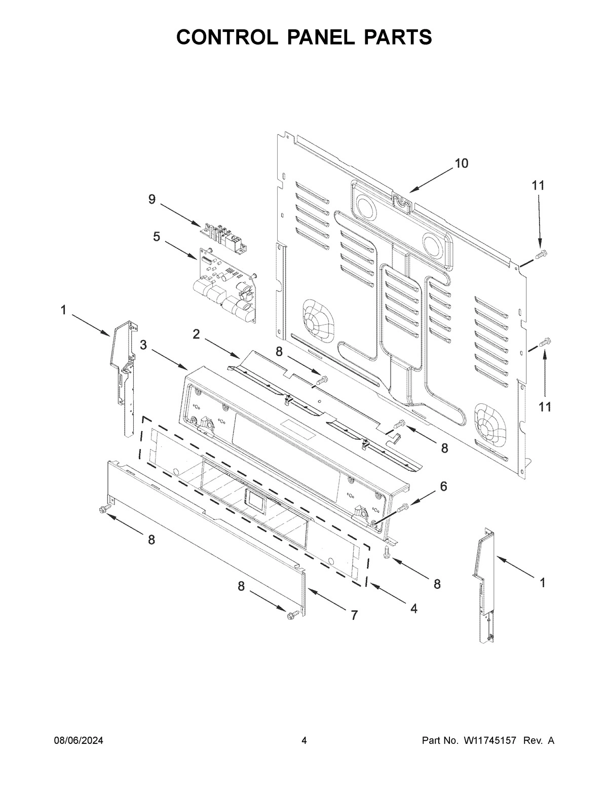 03 - CONTROL PANEL PARTS
