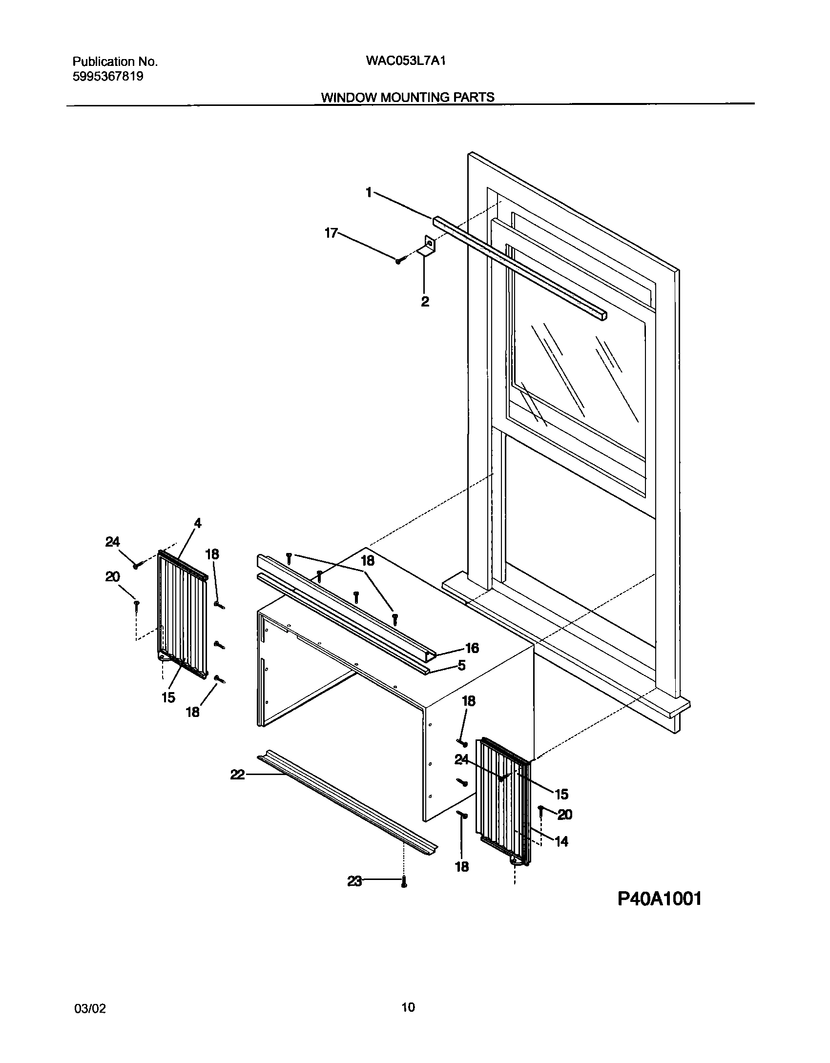 11 - WINDOW MOUNTING PARTS
