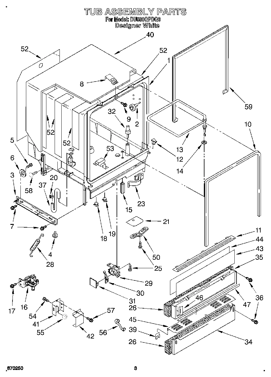 03 - TUB ASSEMBLY
