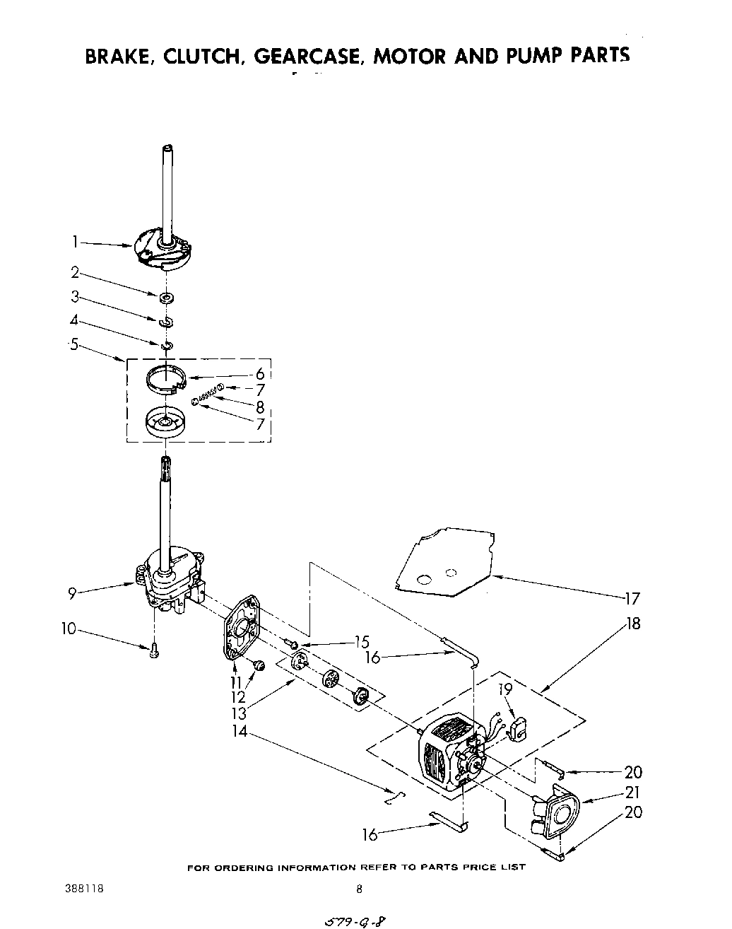 06 - BRAKE, CLUTCH, GEARCASE, MOTOR AND PUMP