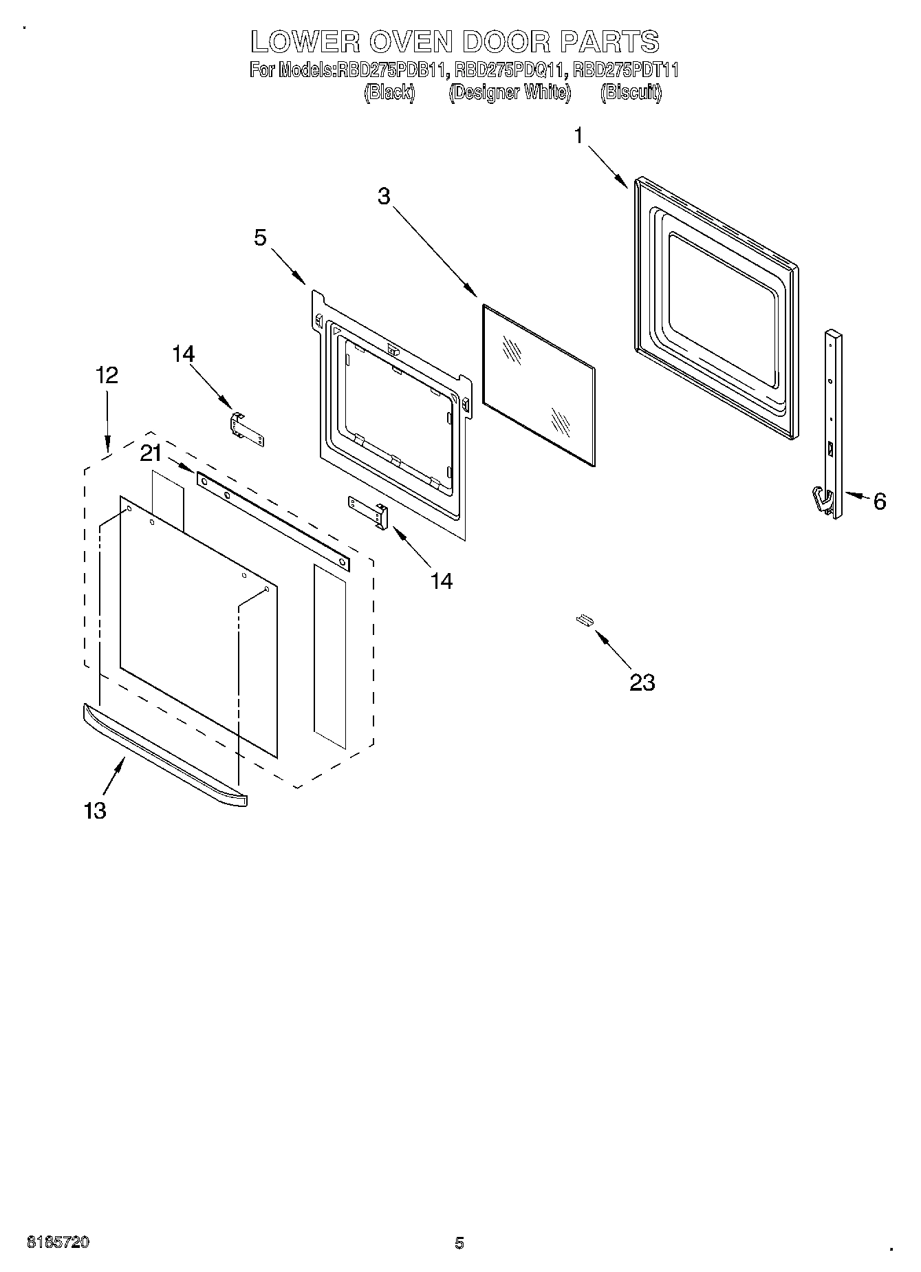 03 - LOWER OVEN DOOR