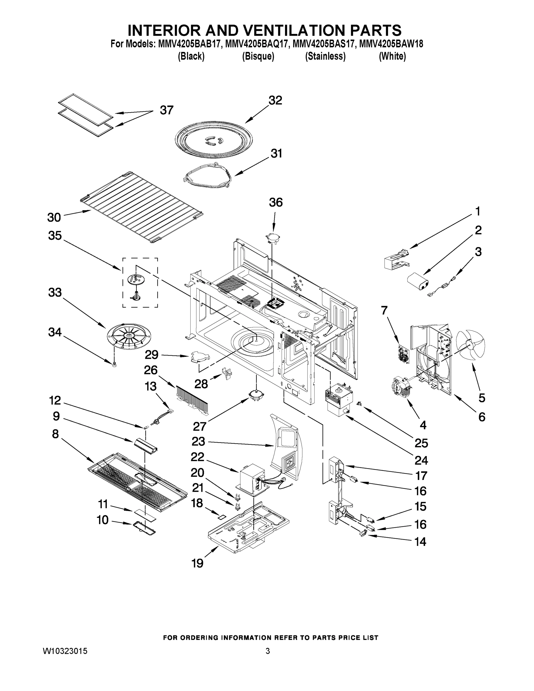 03 - INTERIOR AND VENTILATION PARTS
