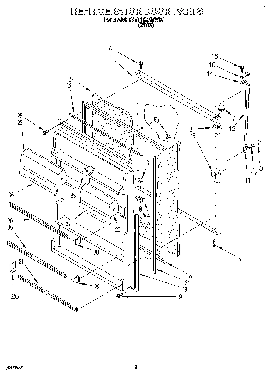 07 - REFRIGERATOR DOOR, LIT/OPTIONAL