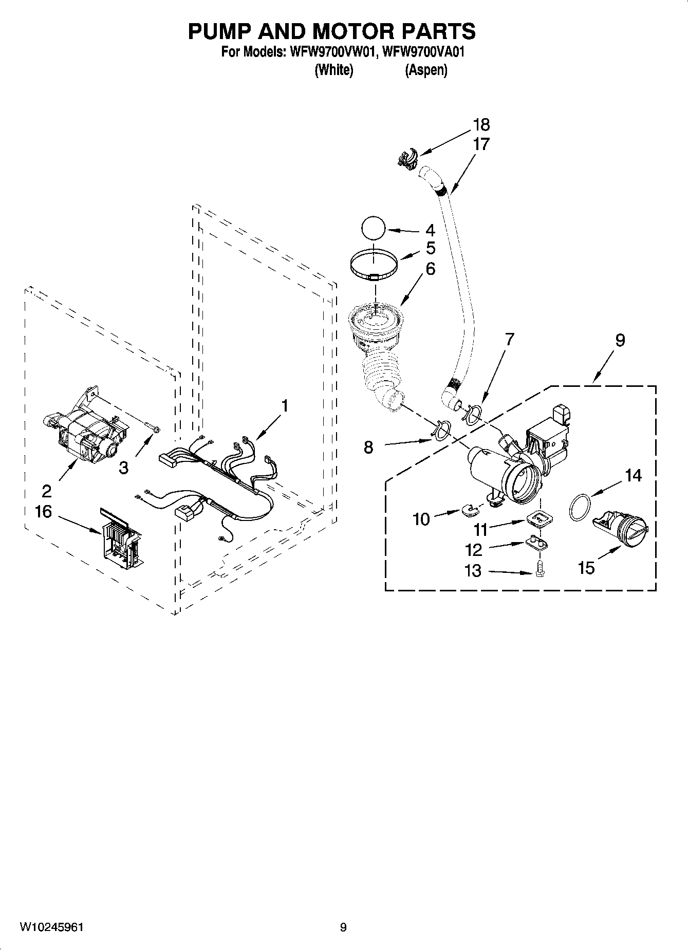 06 - PUMP AND MOTOR PARTS, OPTIONAL PARTS (NOT INCLUDED)