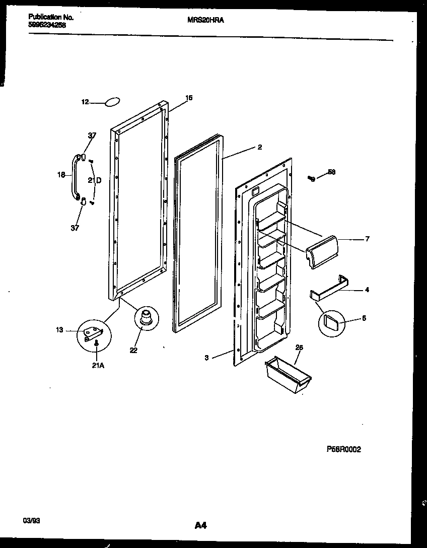 03 - REFRIGERATOR DOOR PARTS