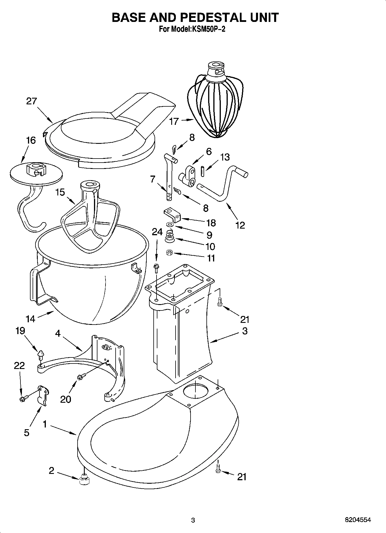 02 - BASE AND PEDESTAL UNIT