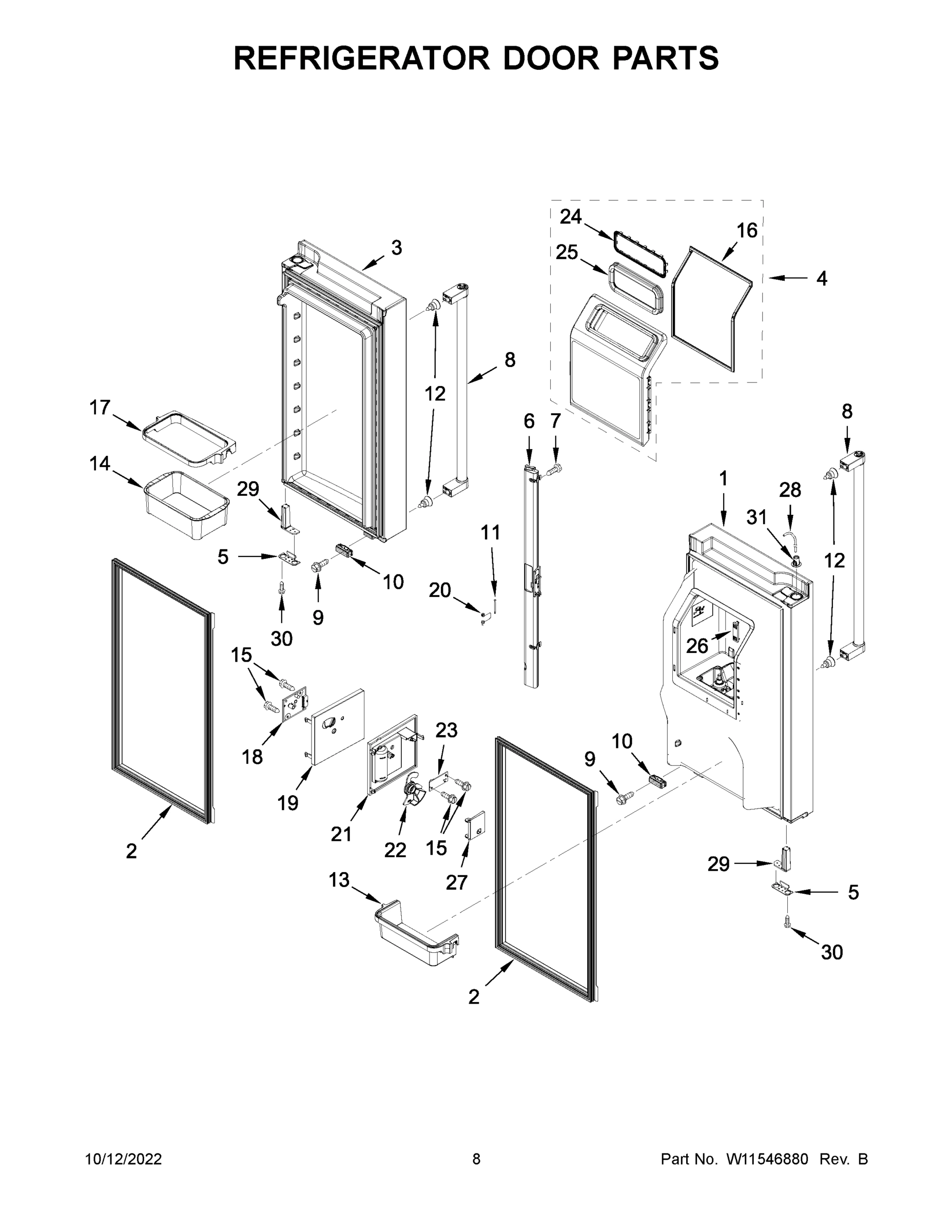 05 - REFRIGERATOR DOOR PARTS