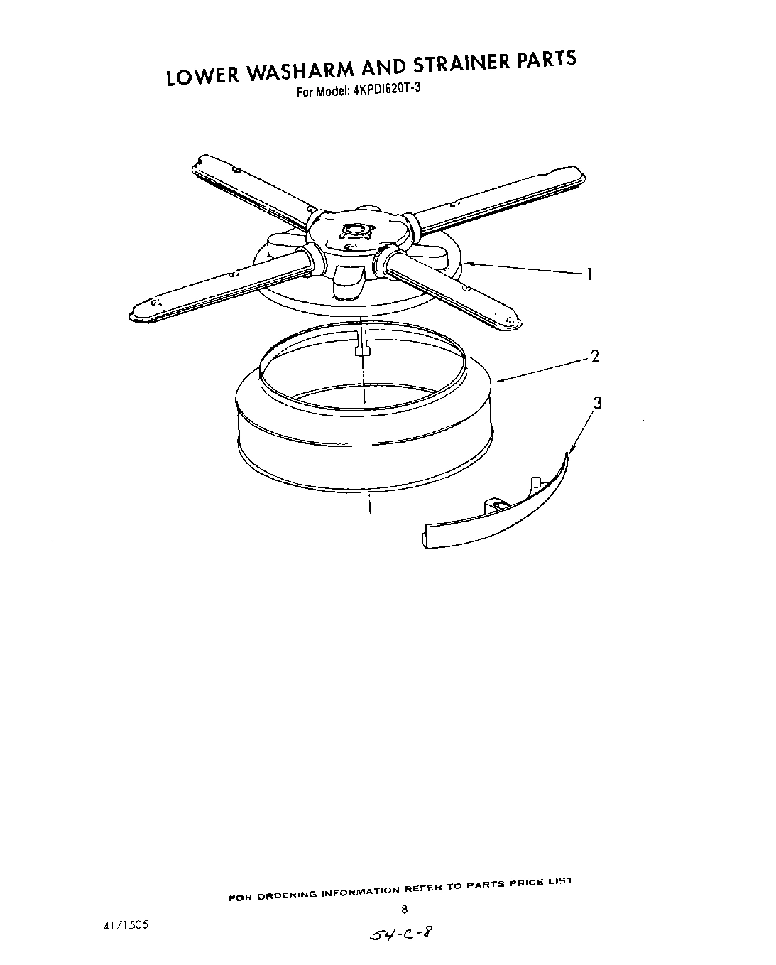 06 - LOWER WASHARM AND STRAINER