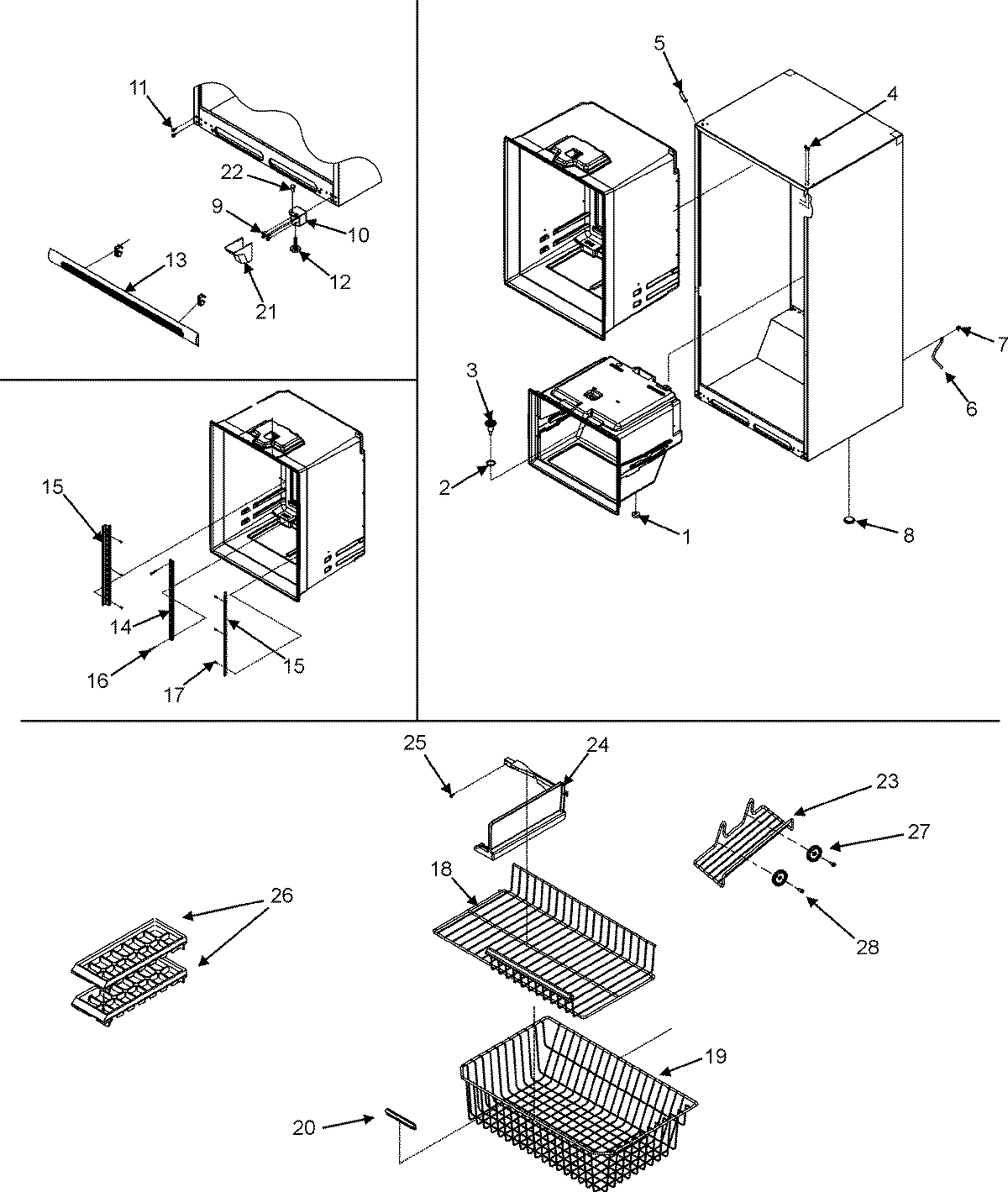07 - INTERIOR CABINET & FREEZER SHELVES
