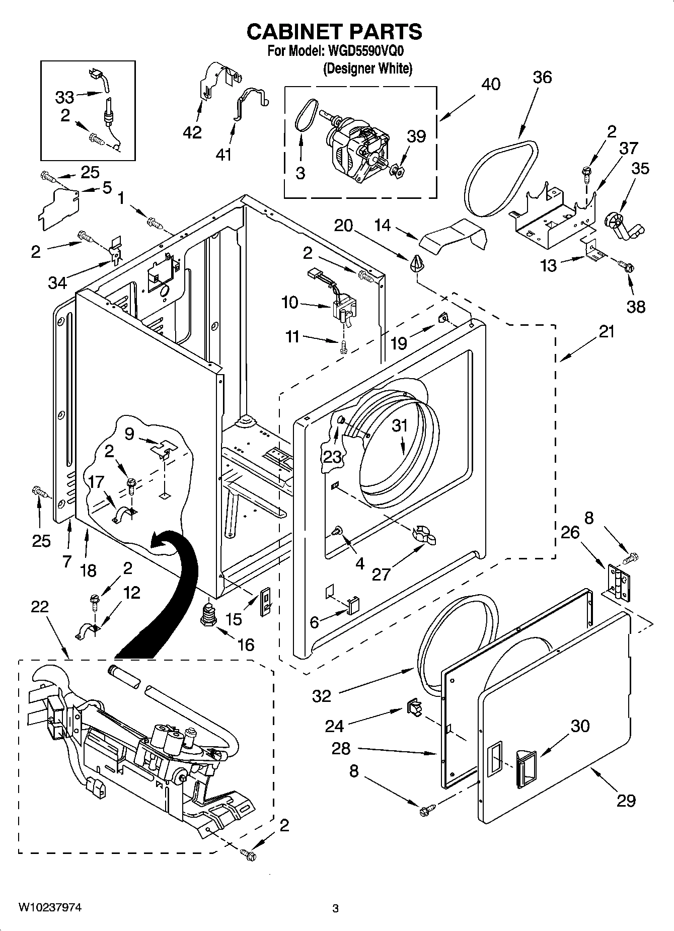 02 - CABINET PARTS