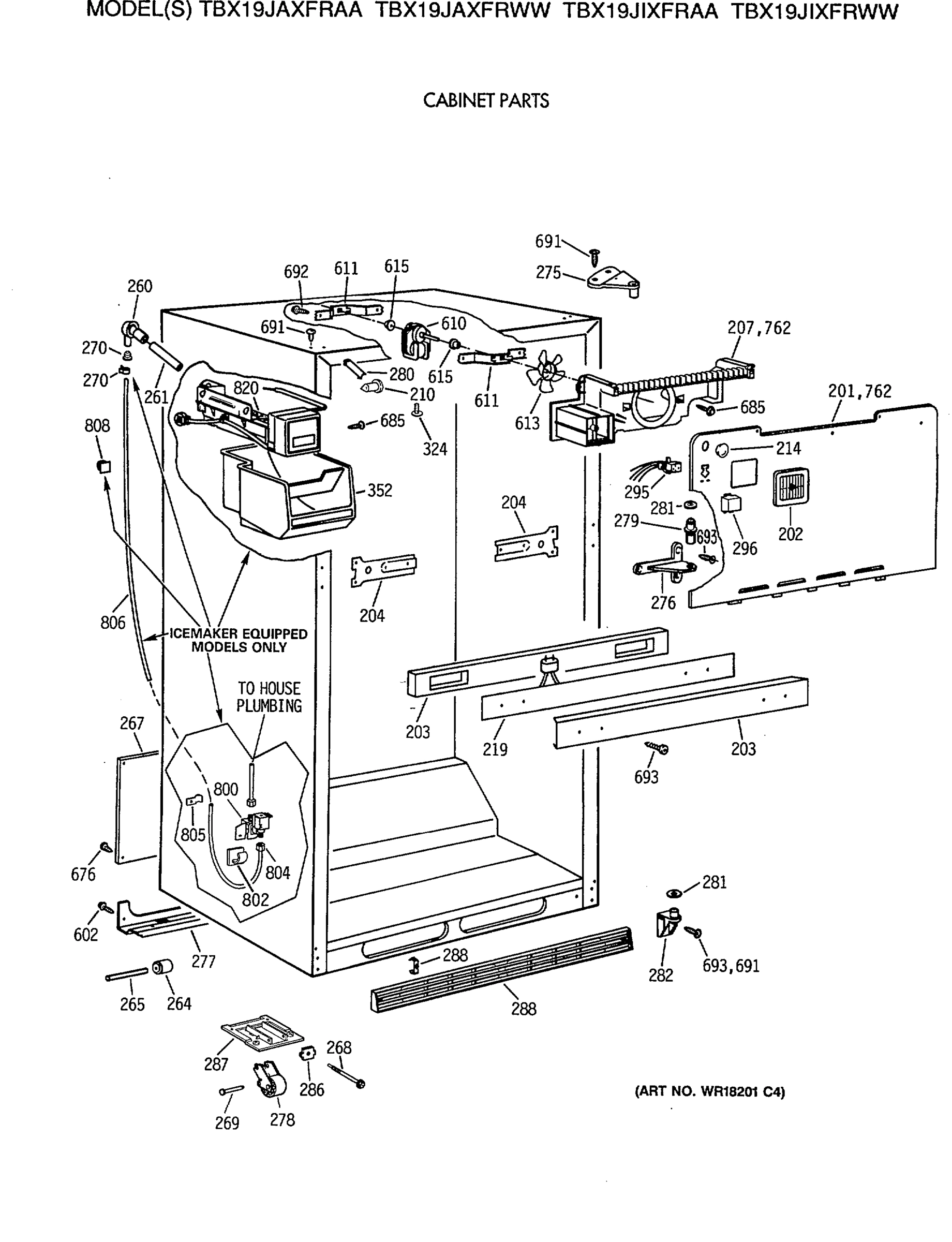CABINET PARTS