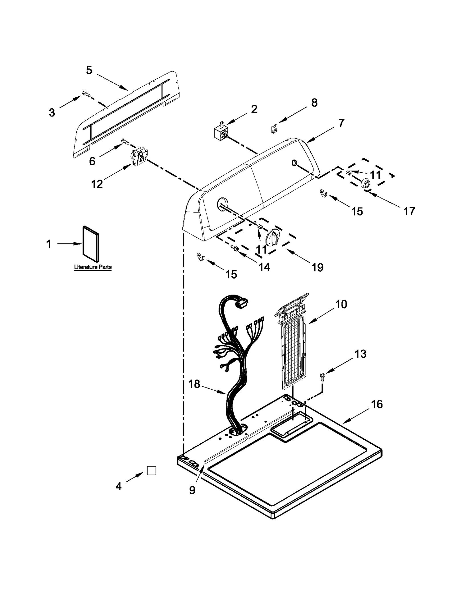 TOP AND CONSOLE PARTS