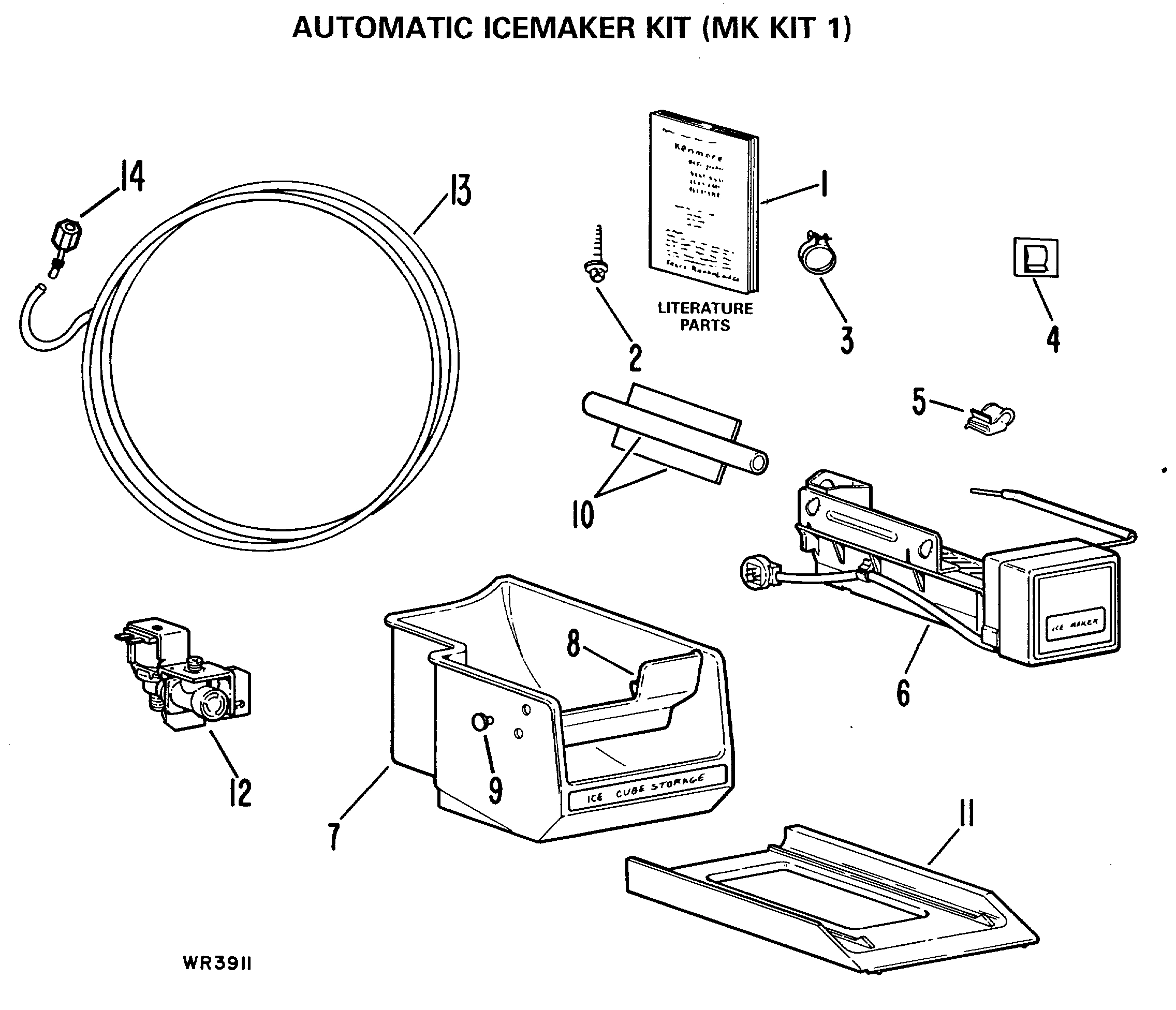 AUTOMATIC ICEMAKER KIT