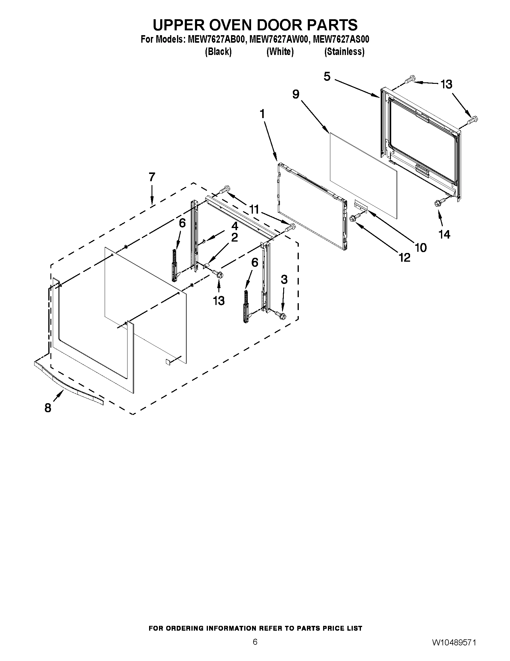 04 - UPPER OVEN DOOR PARTS