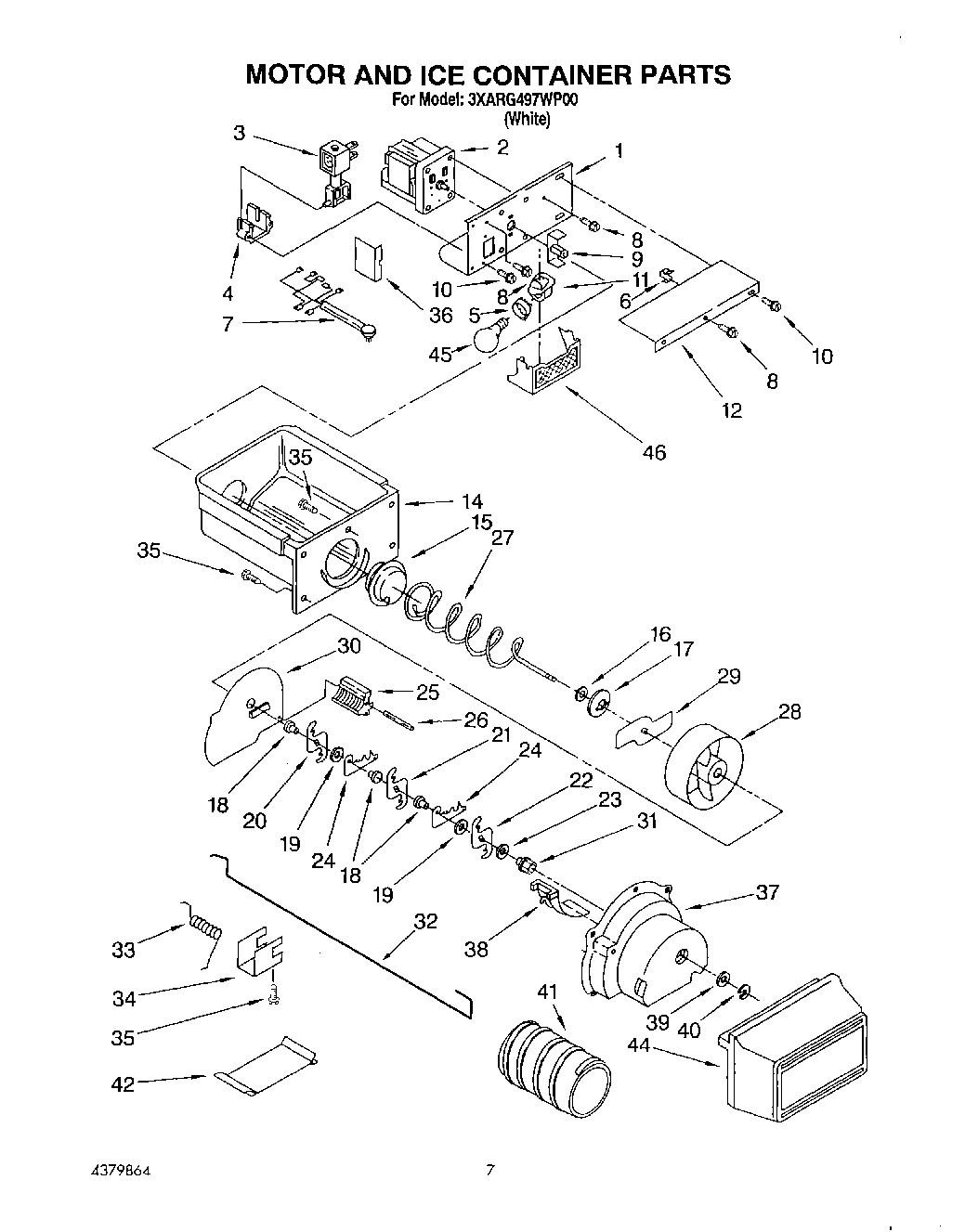 06 - MOTOR AND ICE CONTAINER