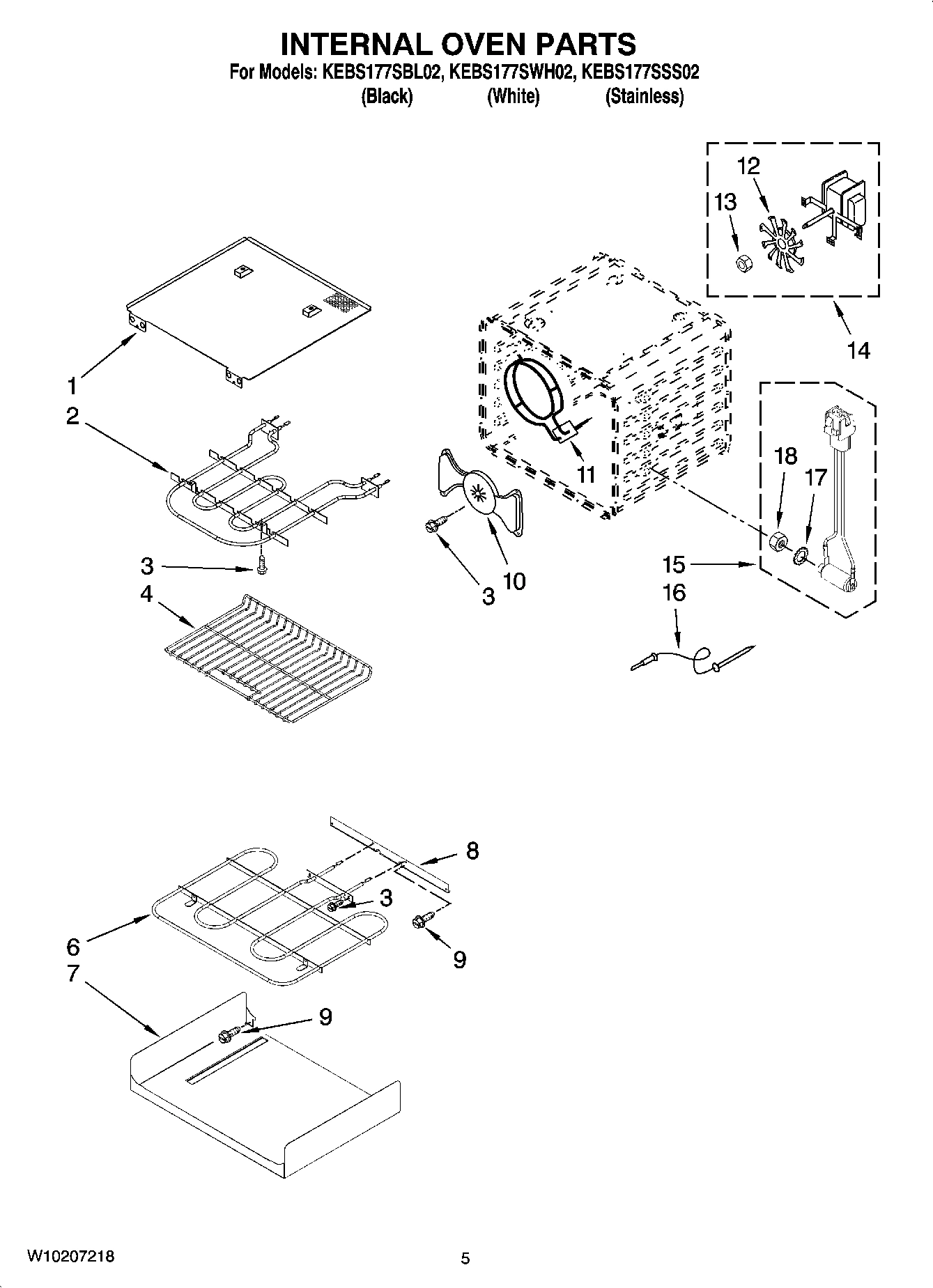 04 - INTERNAL OVEN PARTS
