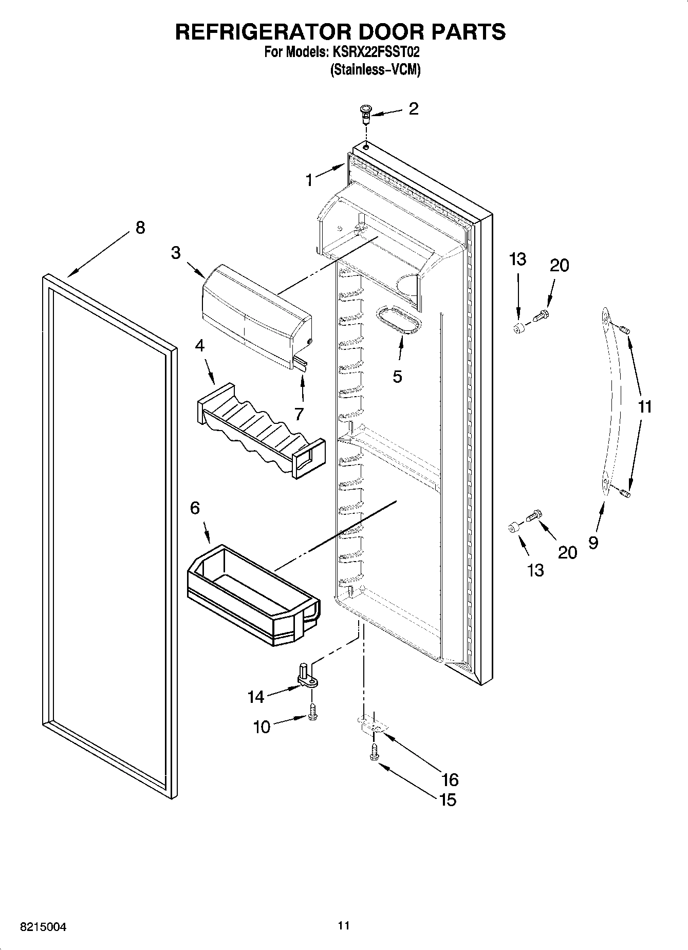 07 - REFRIGERATOR DOOR PARTS