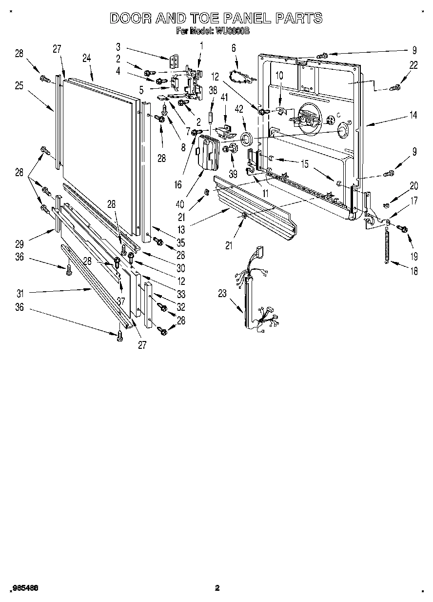 02 - DOOR AND TOE PANEL