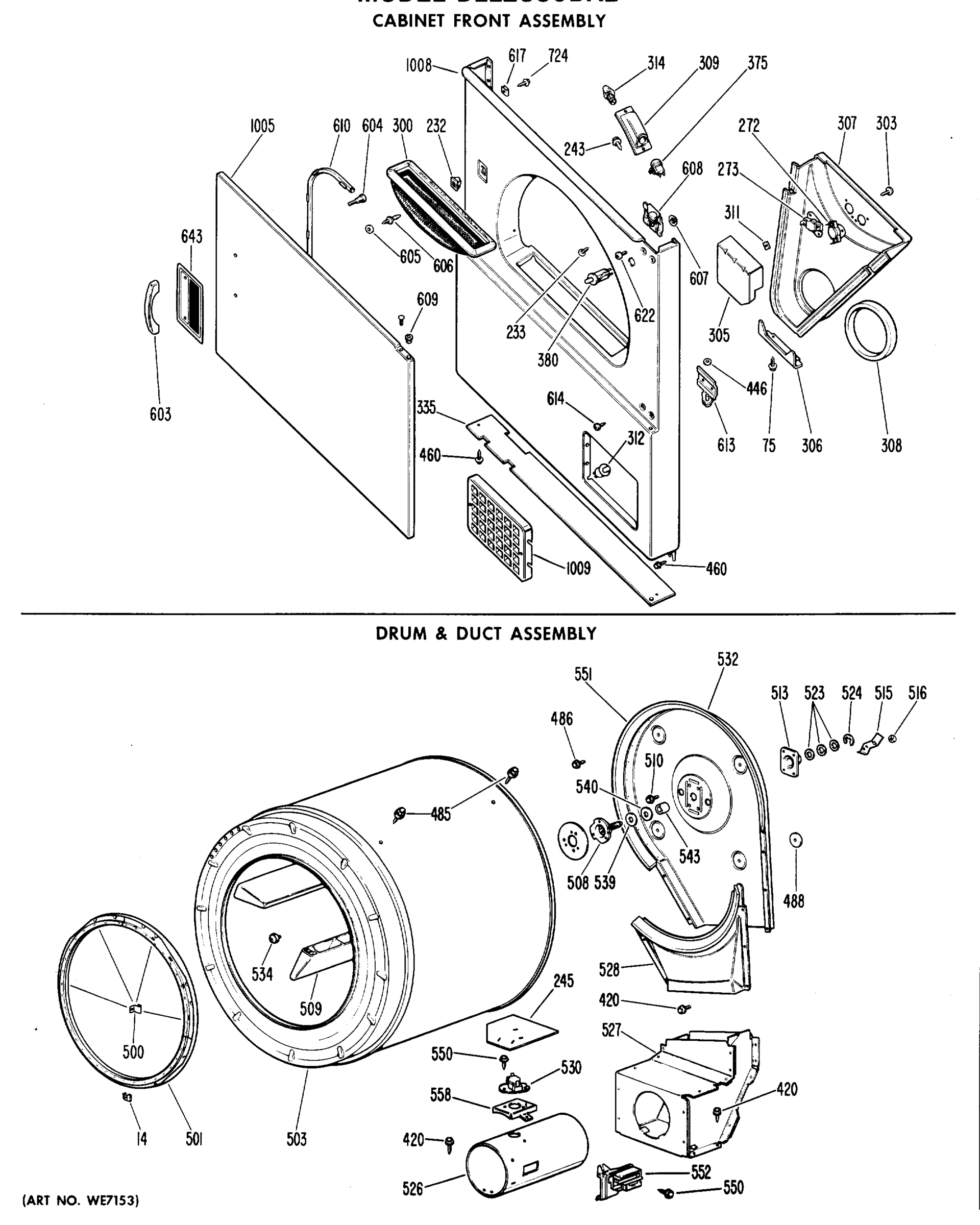 CABINET FRONT ASSEMBLY