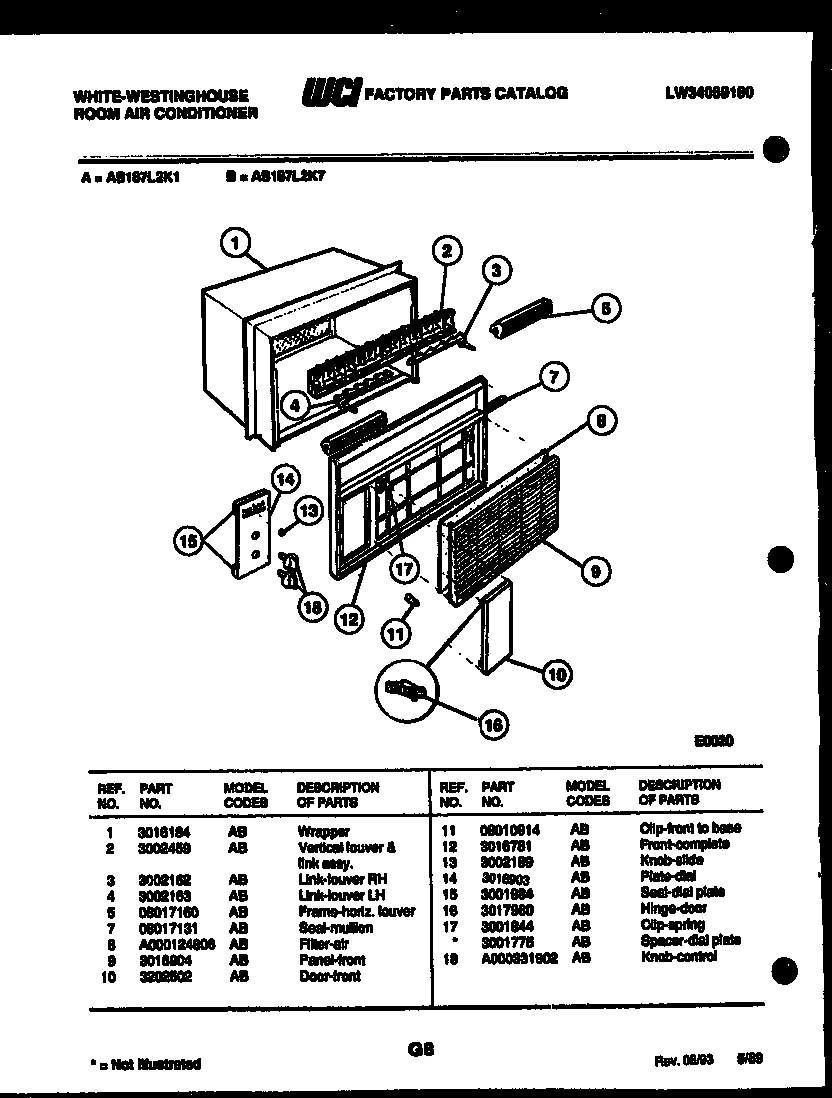 02 - CABINET PARTS