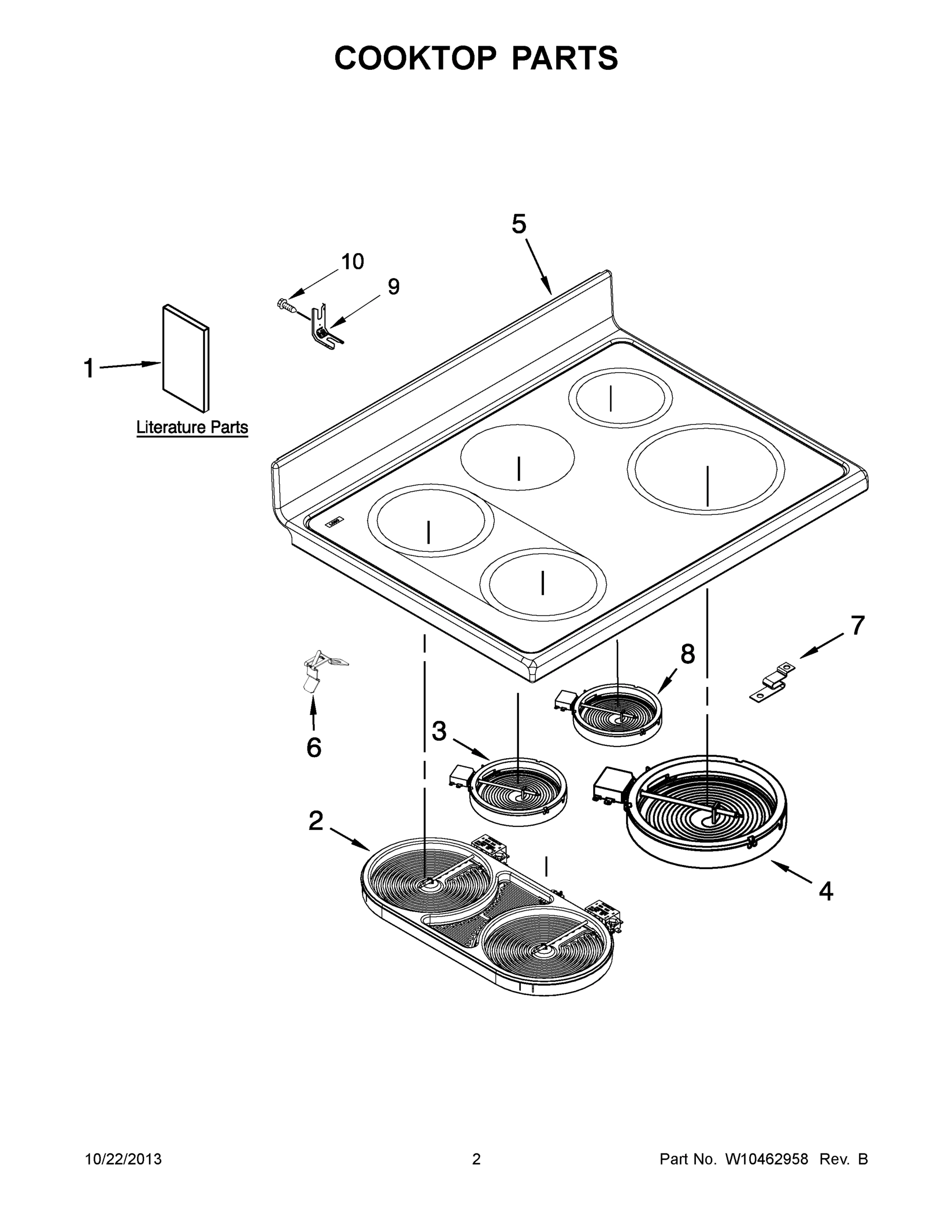 02 - COOKTOP PARTS