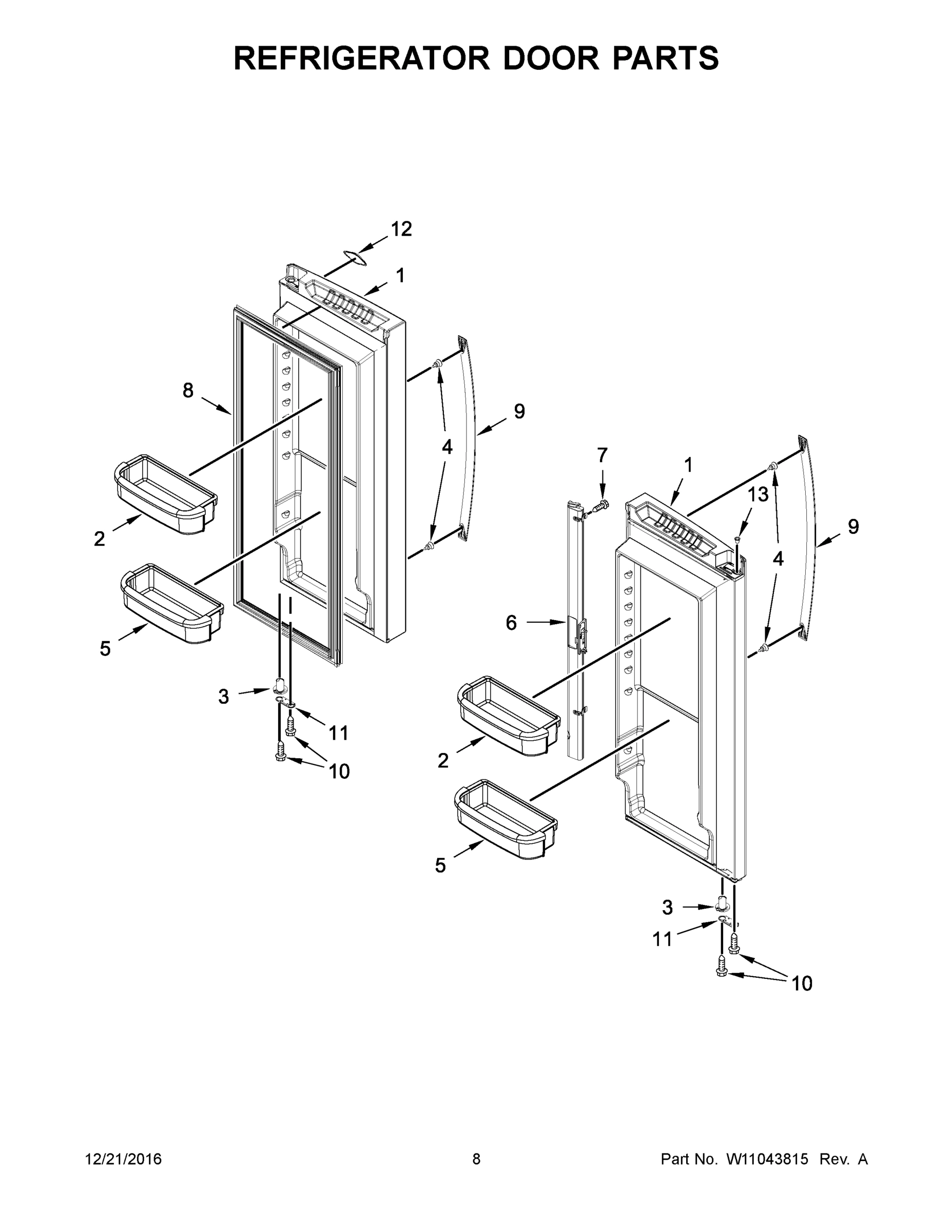 05 - REFRIGERATOR DOOR PARTS