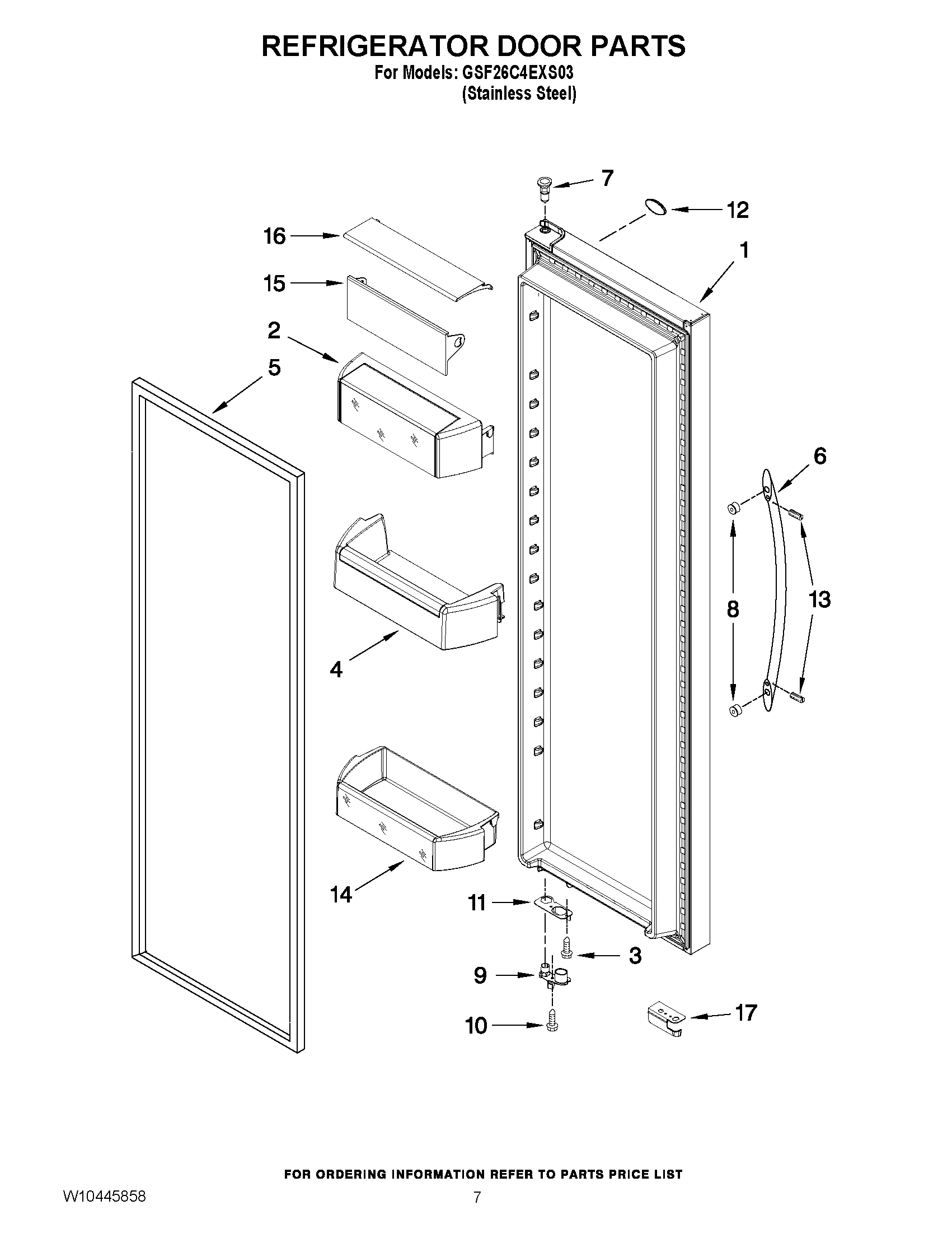 06 - REFRIGERATOR DOOR PARTS