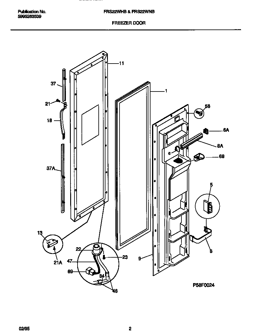 02 - FREEZER DOOR